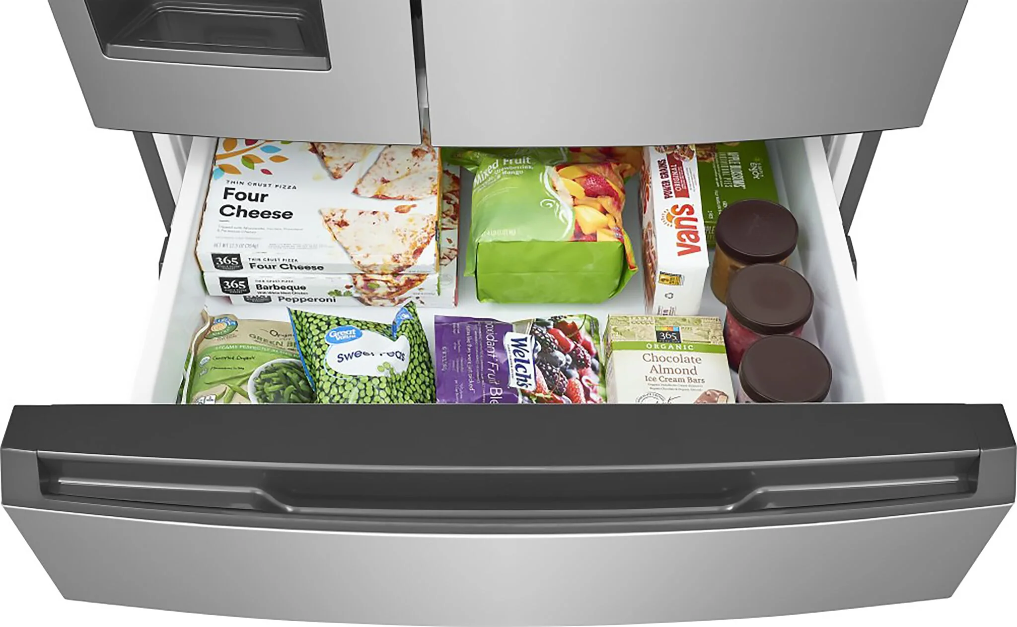 Frigidaire 36" 26 Cu. Ft. Smudge Proof Stainless Steel 4-Door French Door Refrigerator - FRMS2733AV - Image 4