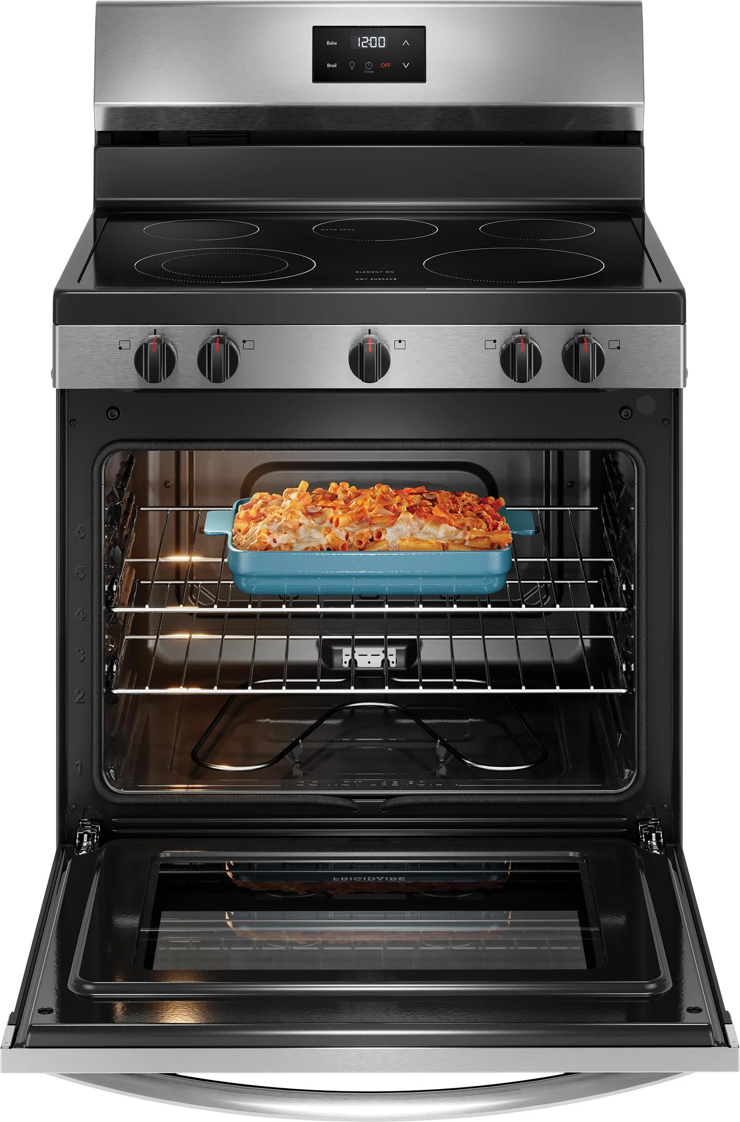 Frigidaire Stainless Steel 30" Electric Range (5.3 Cu. Ft) - FCRE305CBS - Image 4