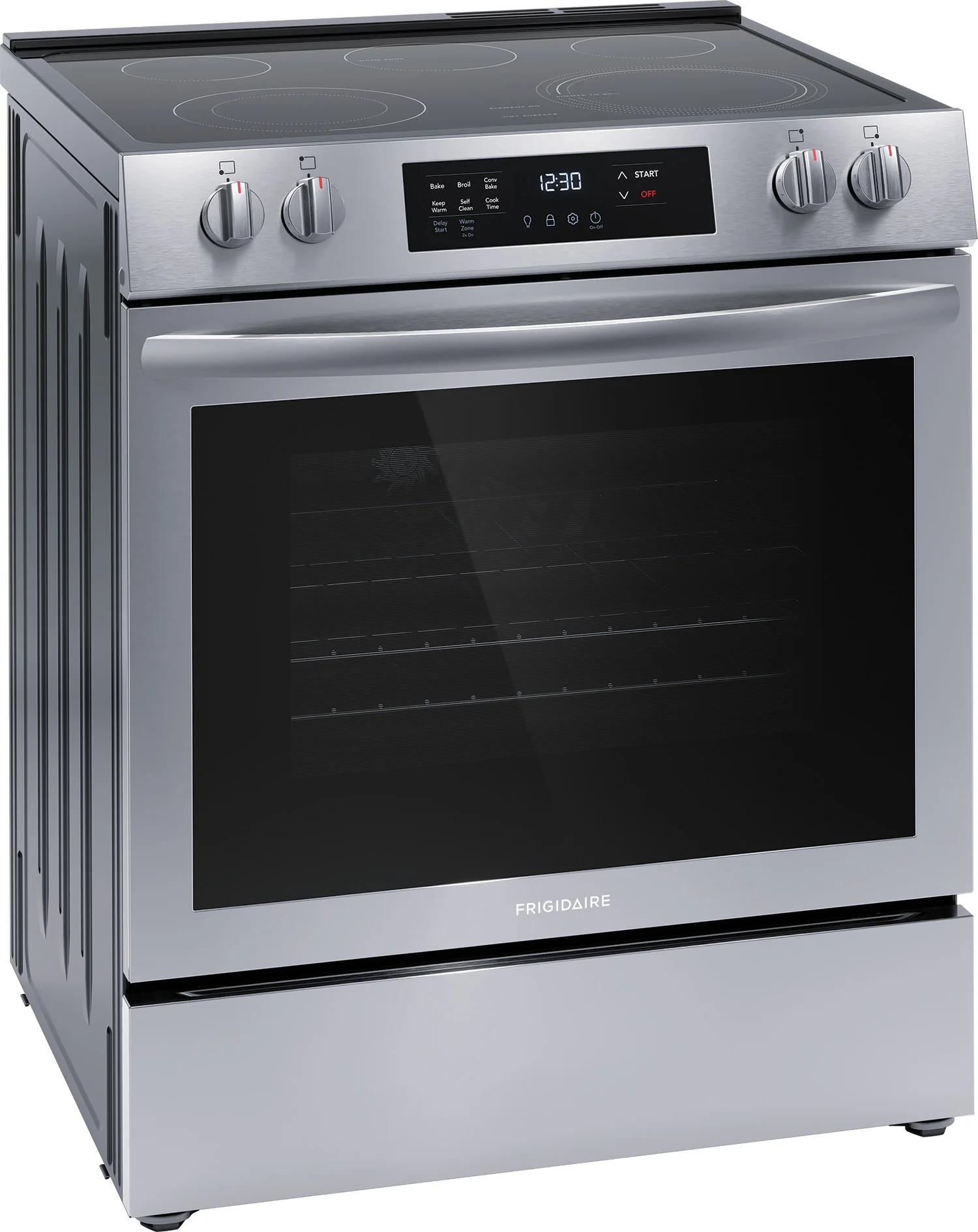 Frigidaire Stainless Steel 30" Freestanding Electric Range (5.3 Cu. Ft.)- FCFE308CAS - Image 3