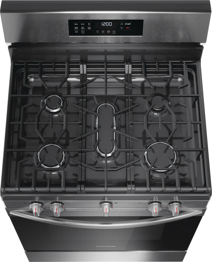 Frigidaire Stainless Steel 30" Freestanding Gas Range with Air Fry (5.1 Cu. Ft.) - FCRG3083AS - Image 5