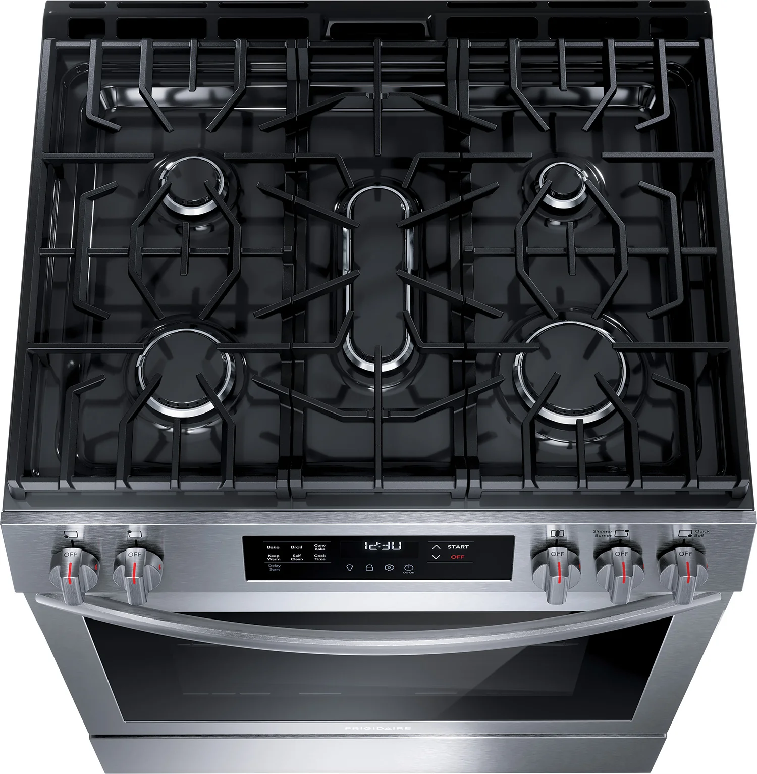 Frigidaire Stainless Steel 30'' Front Control Gas Range (5.1 Cu. Ft) - FCFG3083AS - Image 7