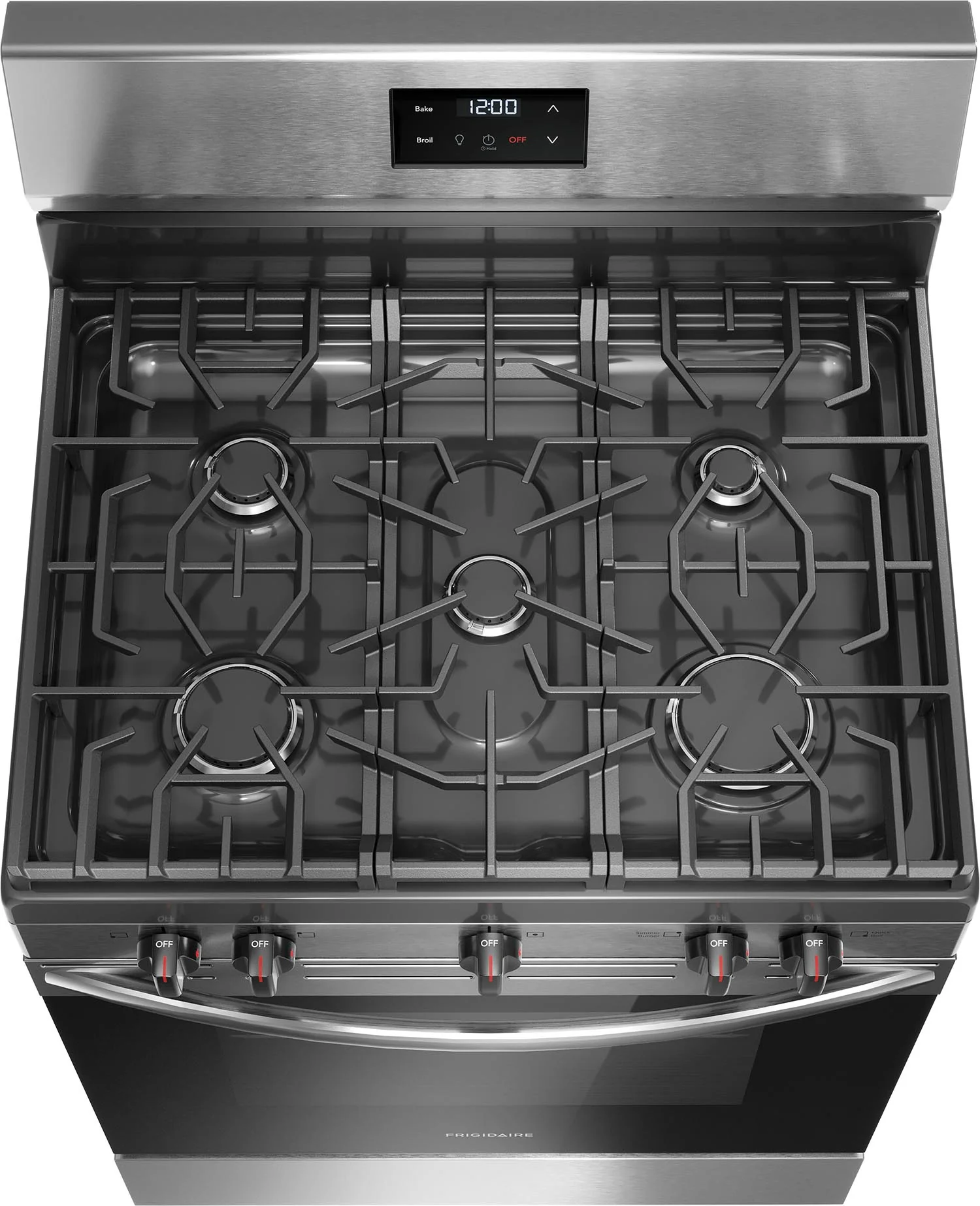 Frigidaire Stainless Steel 30" Gas Range (5.1 Cu. Ft) - FCRG3052BS - Image 5