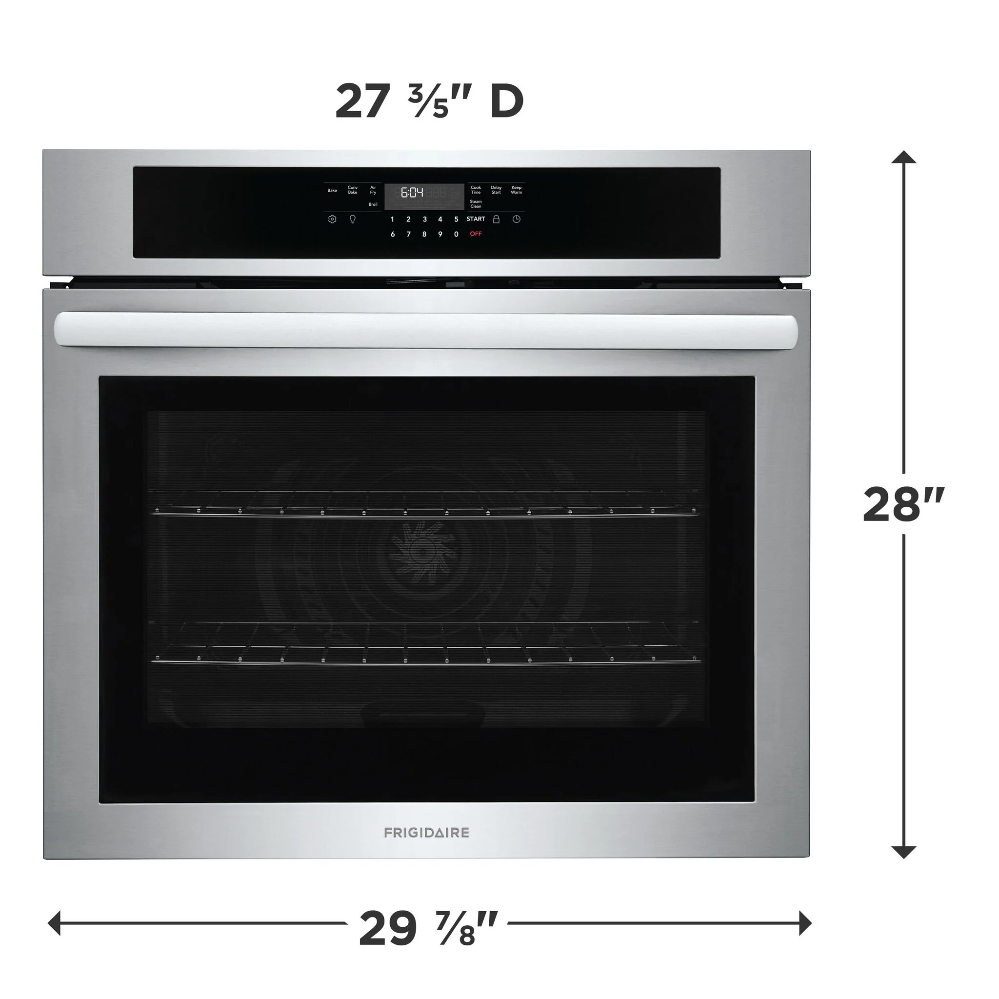 Frigidaire Stainless Steel 30" Single Wall Oven (5.3 Cu. Ft.) - FCWS3030AS - Image 3