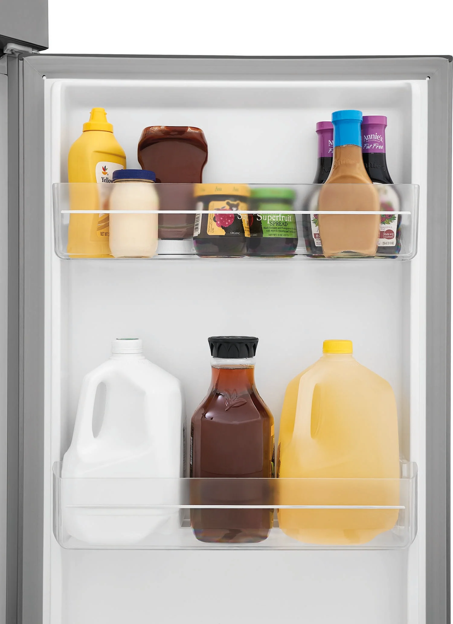 Frigidaire 23.75" 10.1 Cu. Ft. Stainless Steel Top-Freezer Refrigerator - FFET1022UV - Image 6