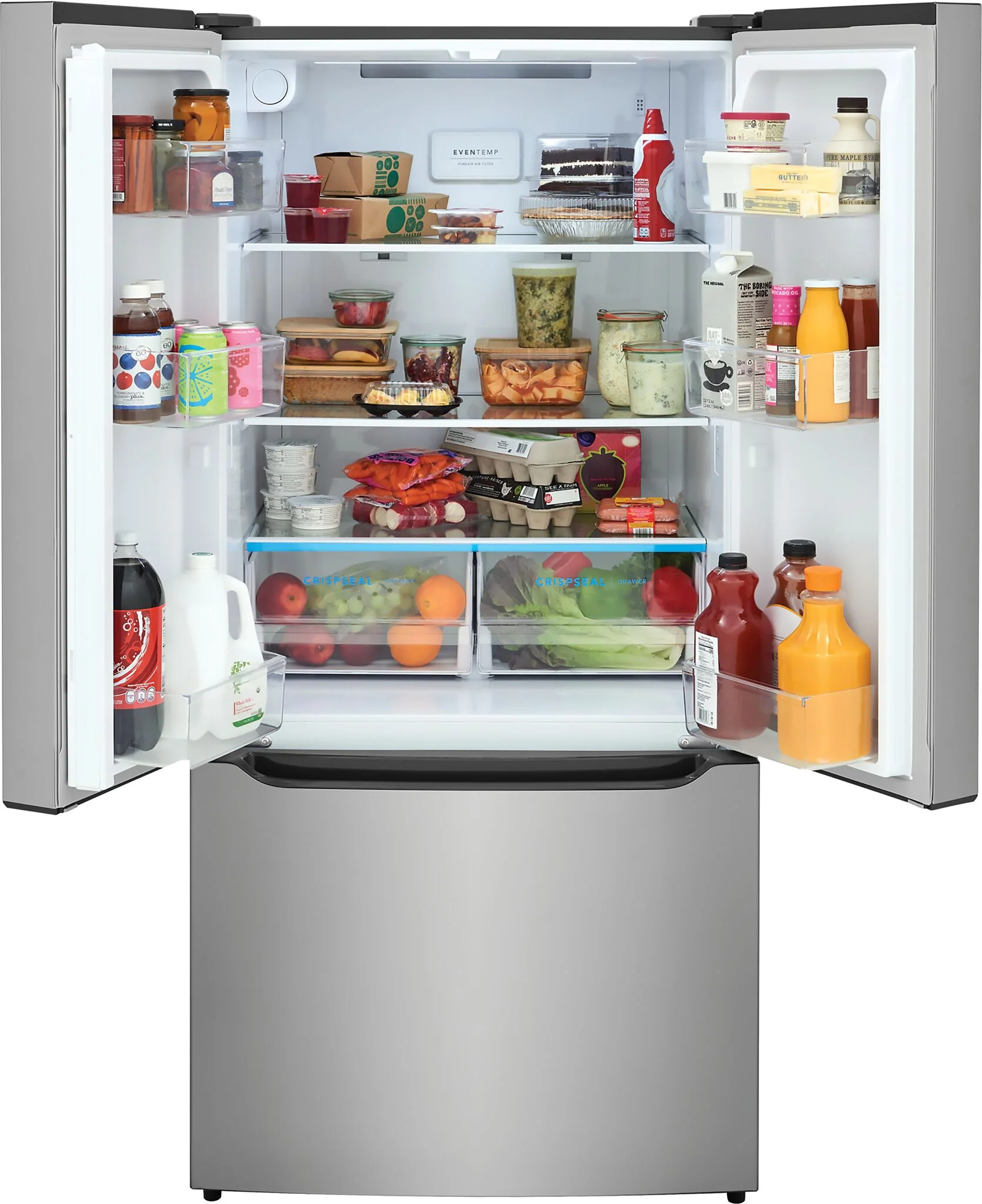 Frigidaire 33" 20 Cu. Ft. Stainless Steel Counter-Depth French Door Refrigerator - FRFG2033AV - Image 3