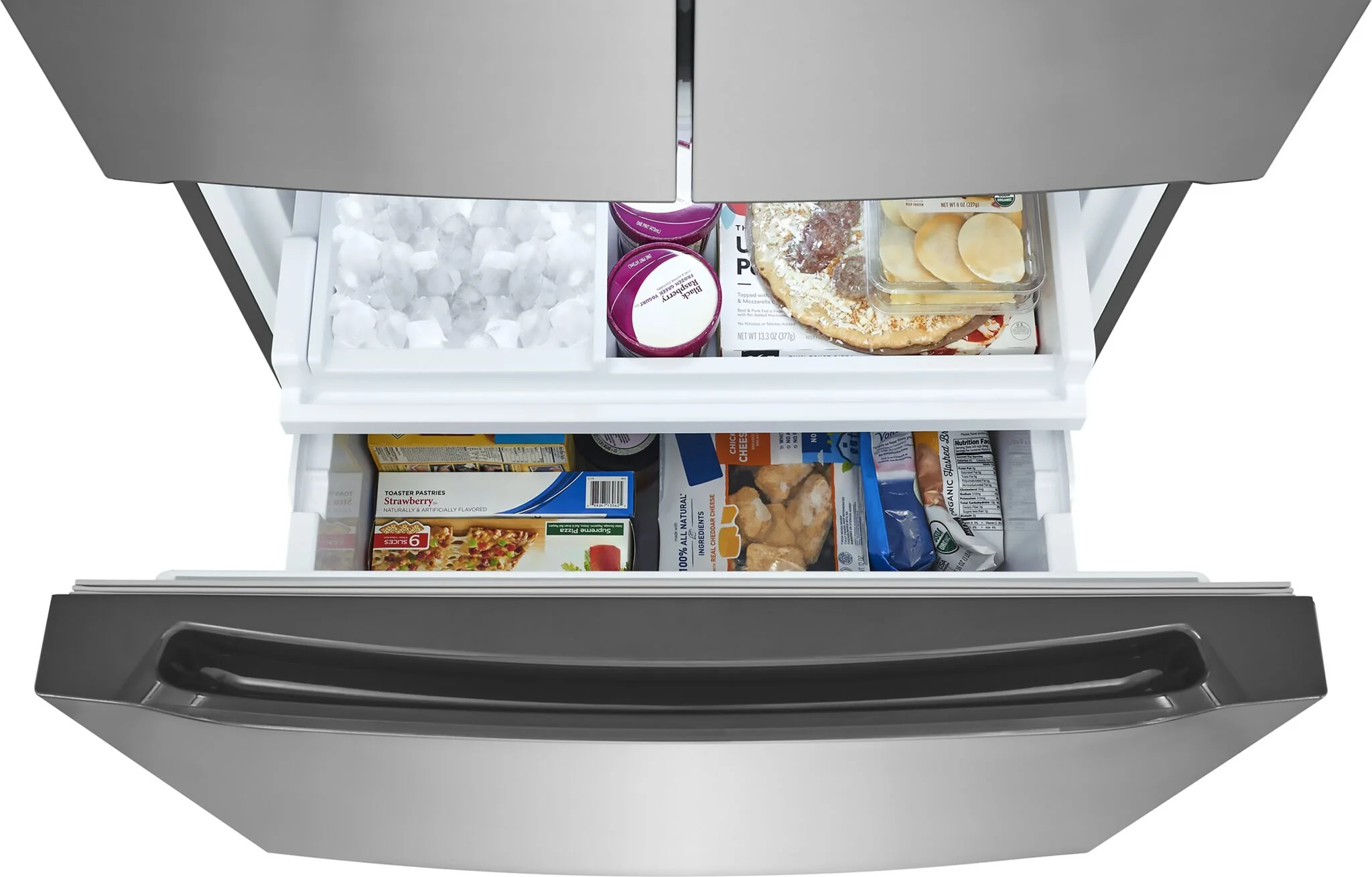 Frigidaire 33" 20 Cu. Ft. Stainless Steel Counter-Depth French Door Refrigerator - FRFG2033AV - Image 7