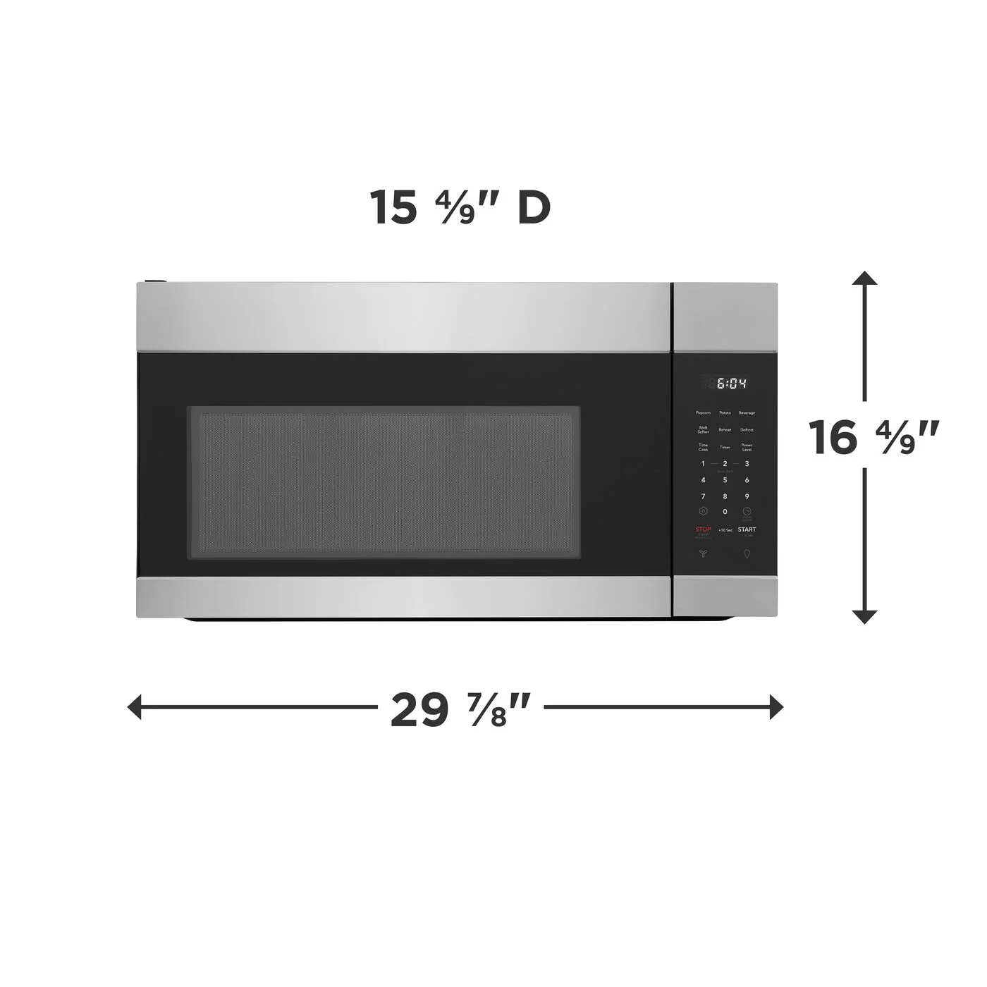 Frigidaire Stainless Steel Over-The-Range Microwave (1.7 Cu. Ft.) - FMOS174CBS - Image 2