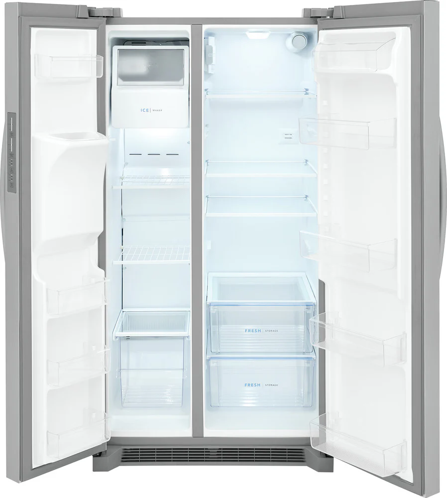Frigidaire 36.25" 25.6 Cu. Ft. Stainless Steel Side by Side Refrigerator - FRSS2623AS - Image 3