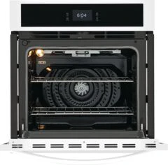Frigidaire White 27" Single Electric Wall Oven with Fan Convection (3.8 Cu.Ft.) - FCWS2727AW - Image 4