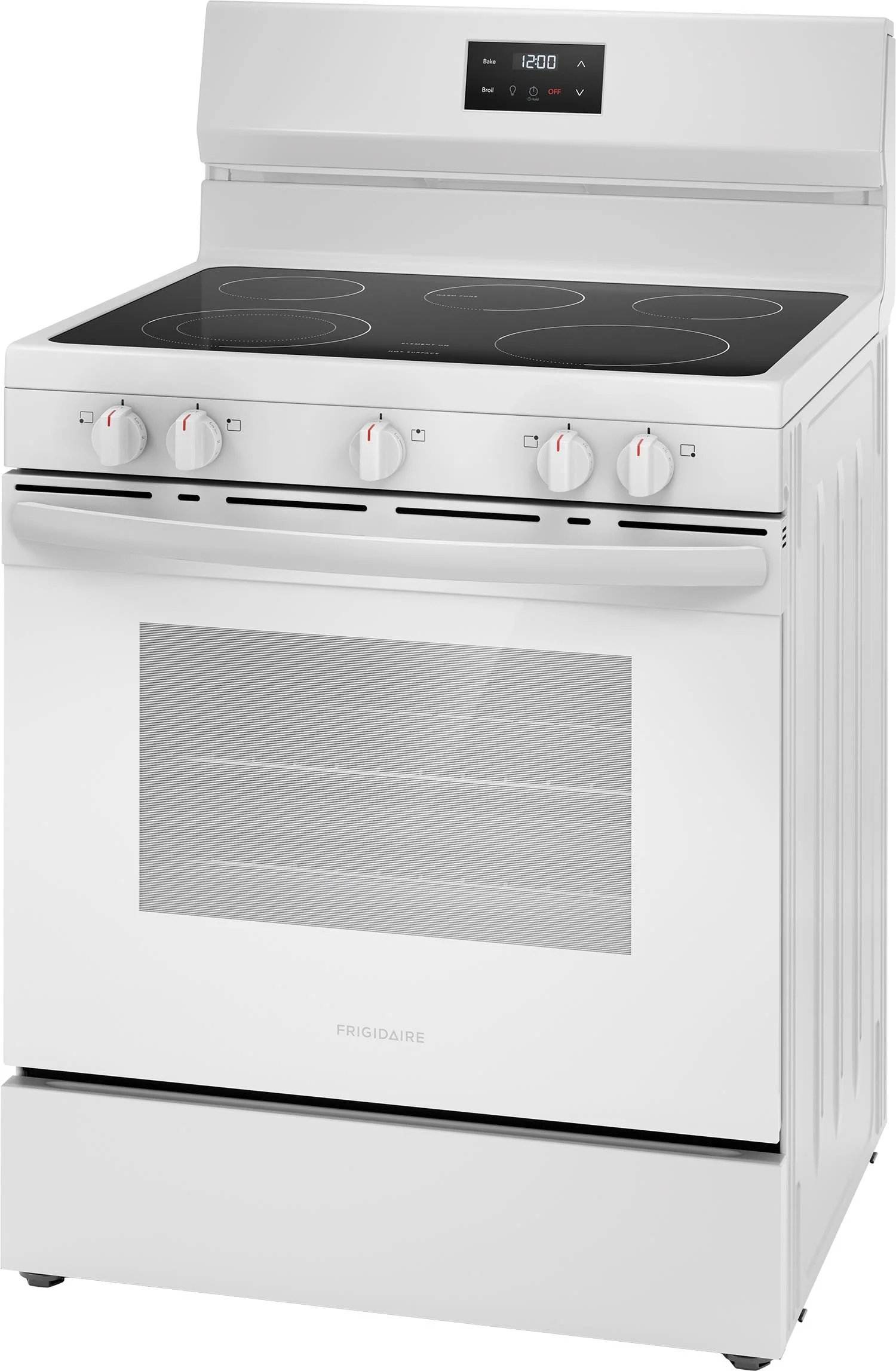 Frigidaire White 30" Electric Range (5.3 Cu. Ft) - FCRE305CBW - Image 2
