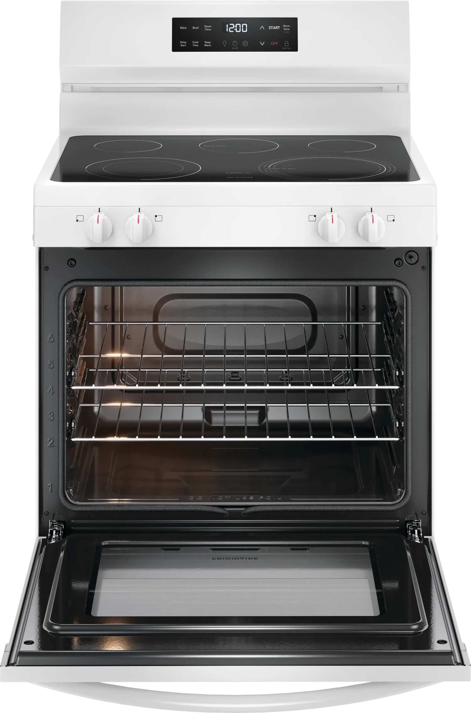 Frigidaire White 30" Electric Range with EvenTemp™ (5.3 Cu.Ft) - FCRE306CAW - Image 3