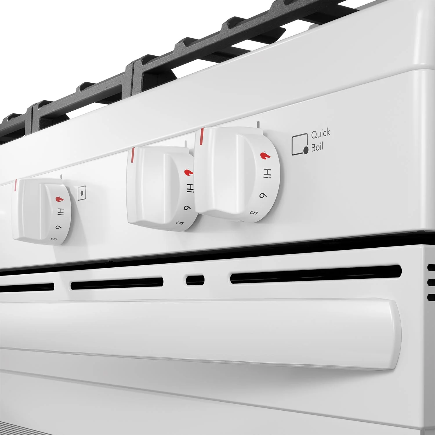 Frigidaire White 30" Gas Range (5.1 Cu. Ft) - FCRG3052BW - Image 7