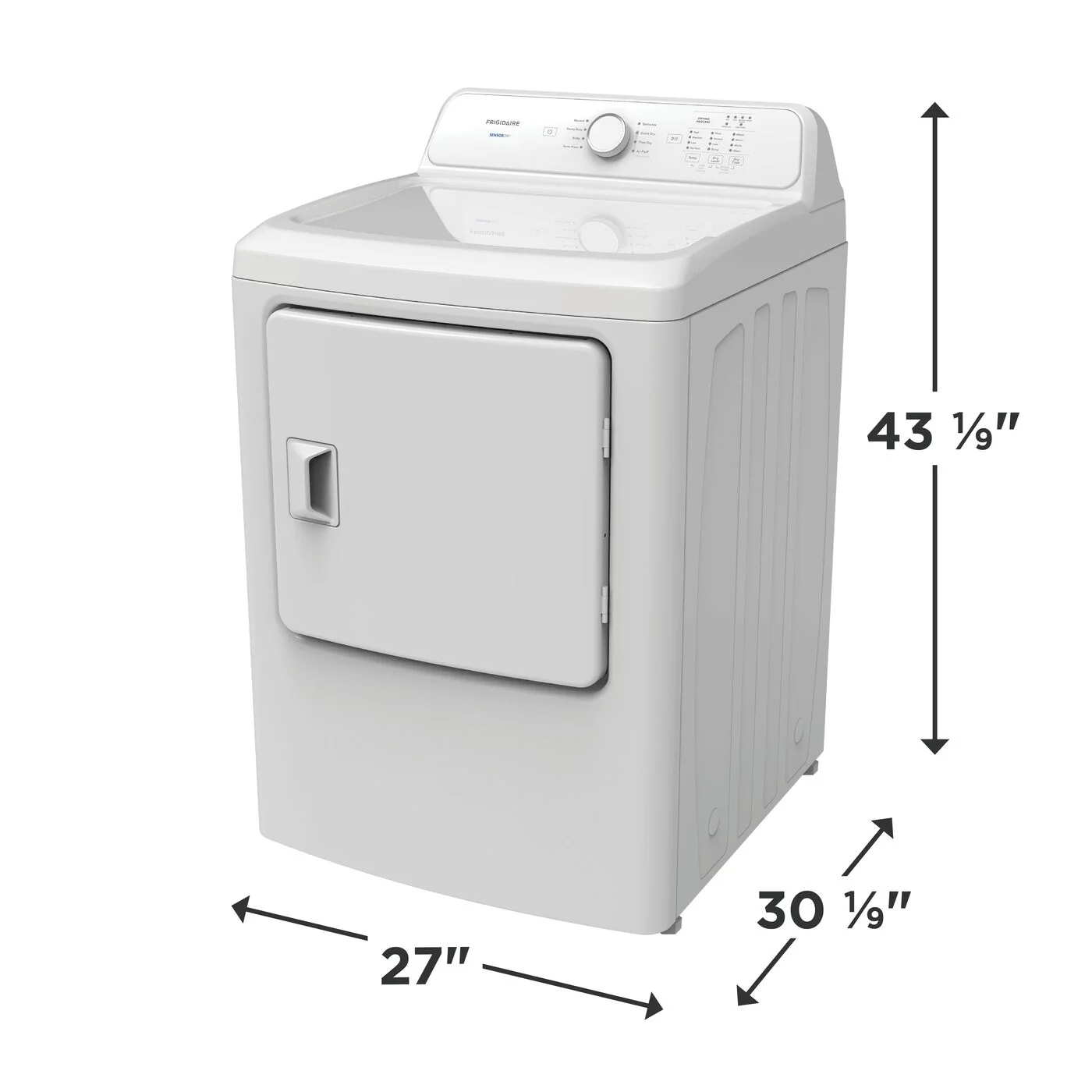 Frigidaire White Gas Dryer (7.0 Cu. Ft.) - FLVG7000AW - Image 2