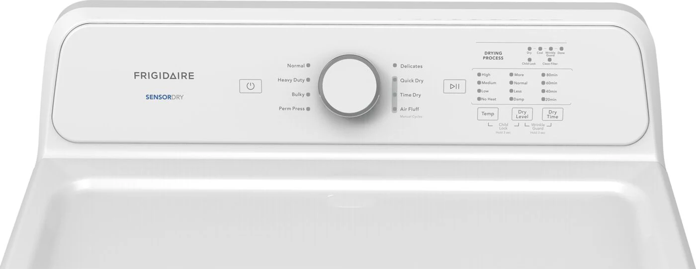 Frigidaire White Gas Dryer (7.0 Cu. Ft.) - FLVG7000AW - Image 3