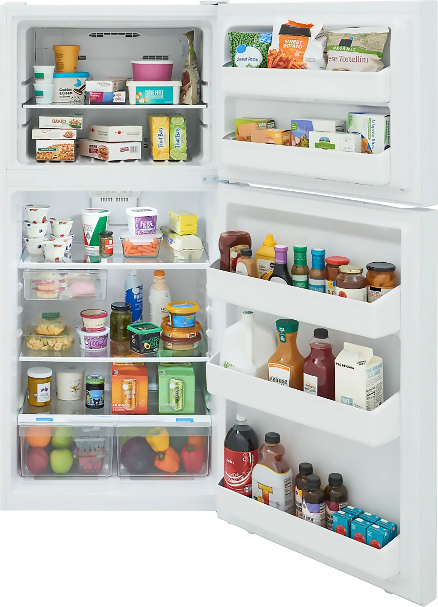 Frigidaire 29.5" 18.17 Cu. Ft. White Top-Freezer Refrigerator - FRTE1835AW - Image 4