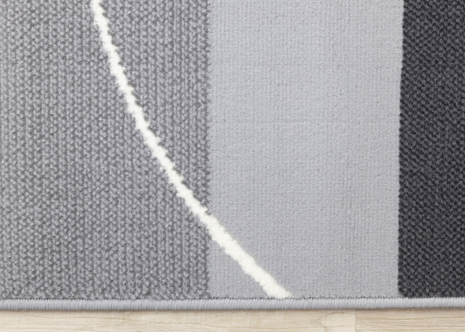 Functional Contemporary Area Rug - 5' X 8' - Grey - Image 9