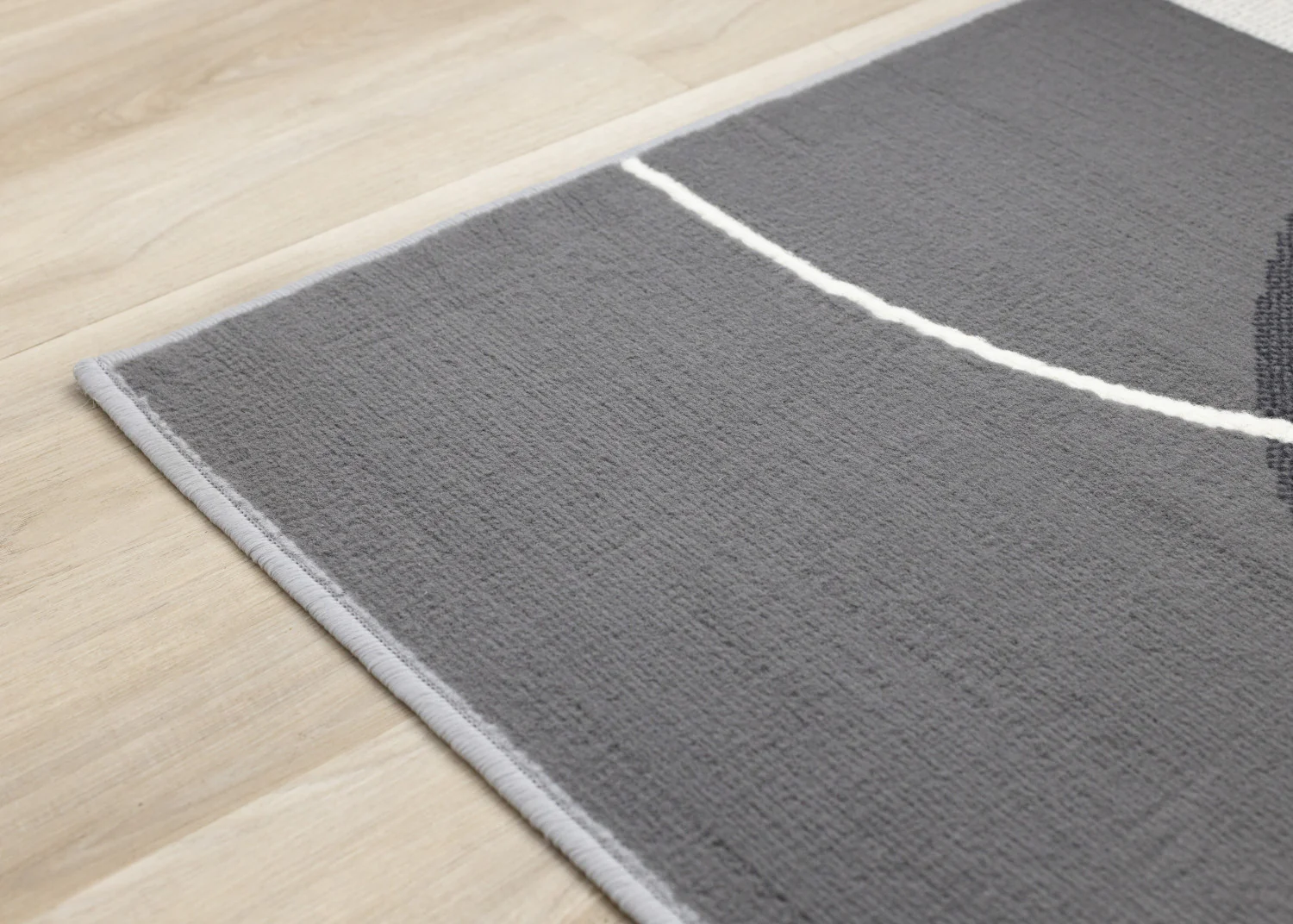 Functional Contemporary Area Rug - 8' X 11' - Grey - Image 12