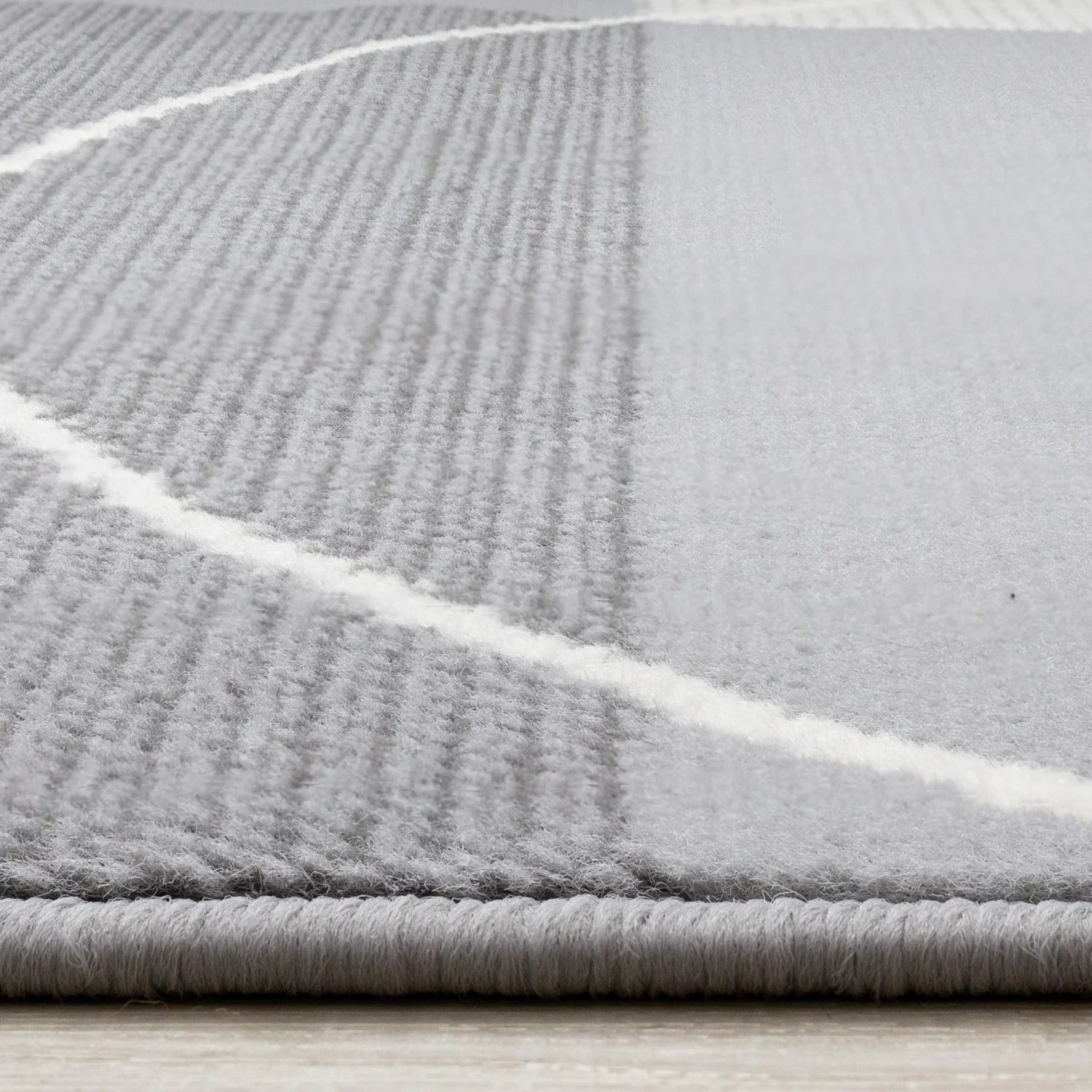 Functional Contemporary Area Rug - 8' X 11' - Grey - Image 5