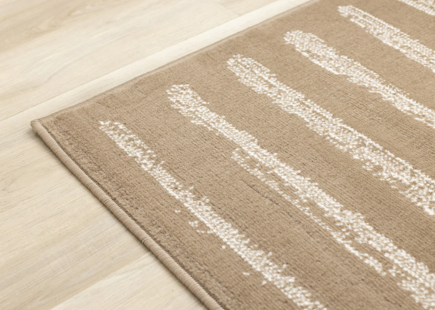 Functional Contemporary Lines Area Rug - 5' X 8' - Brown/Cream - Image 12