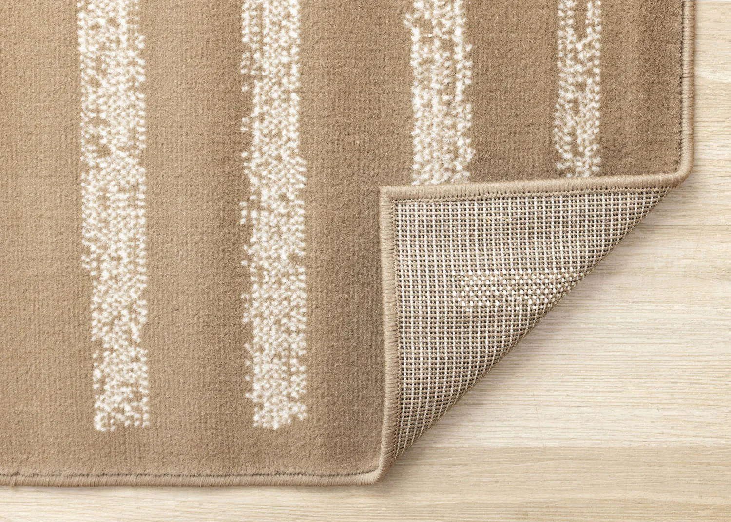 Functional Contemporary Lines Area Rug - 5' X 8' - Brown/Cream - Image 7