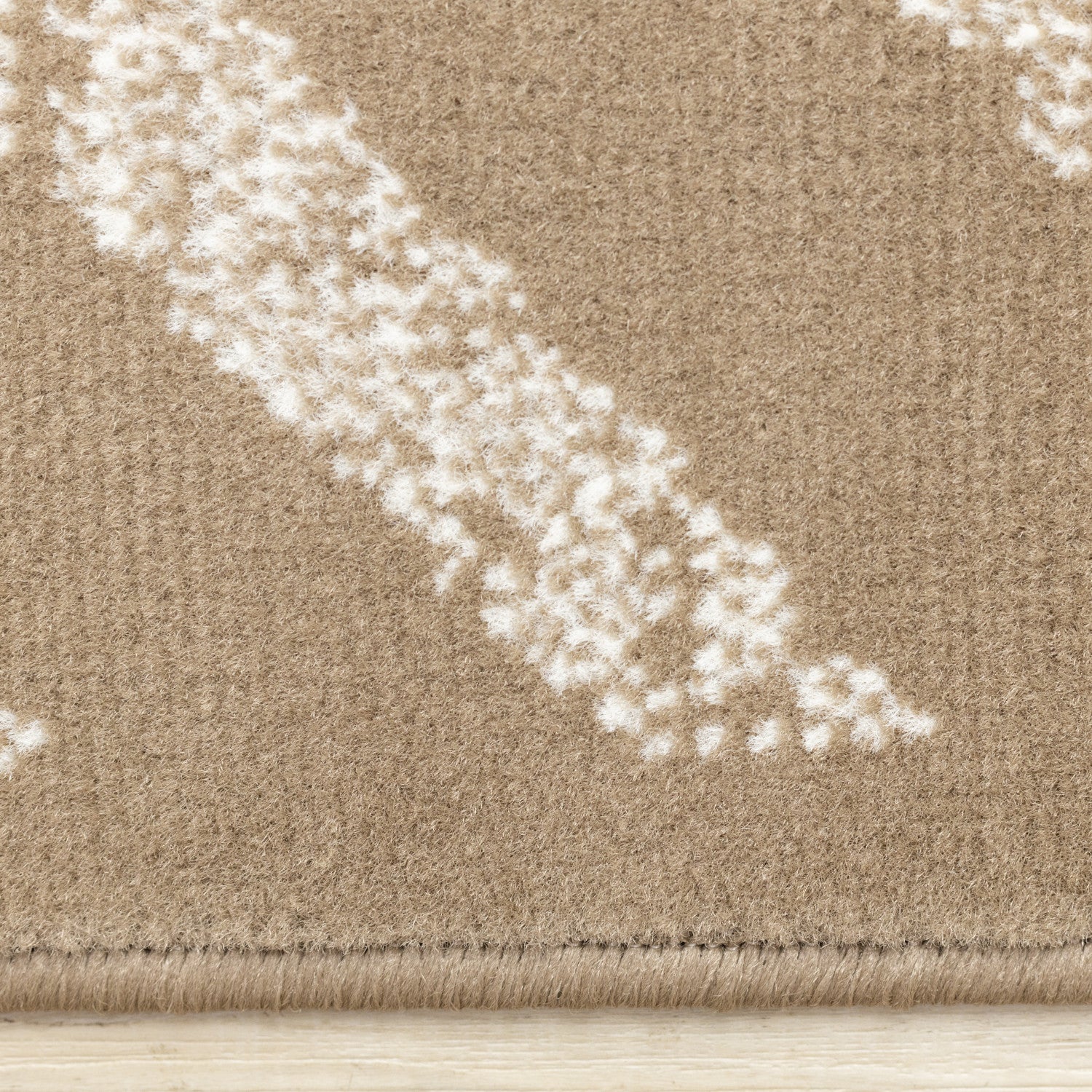 Functional Contemporary Lines Area Rug - 8' X 11' - Brown/Cream - Image 10