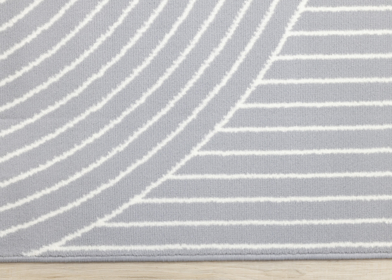 Functional Modern Arches Area Rug - 5' X 8' - Grey/White - Image 9