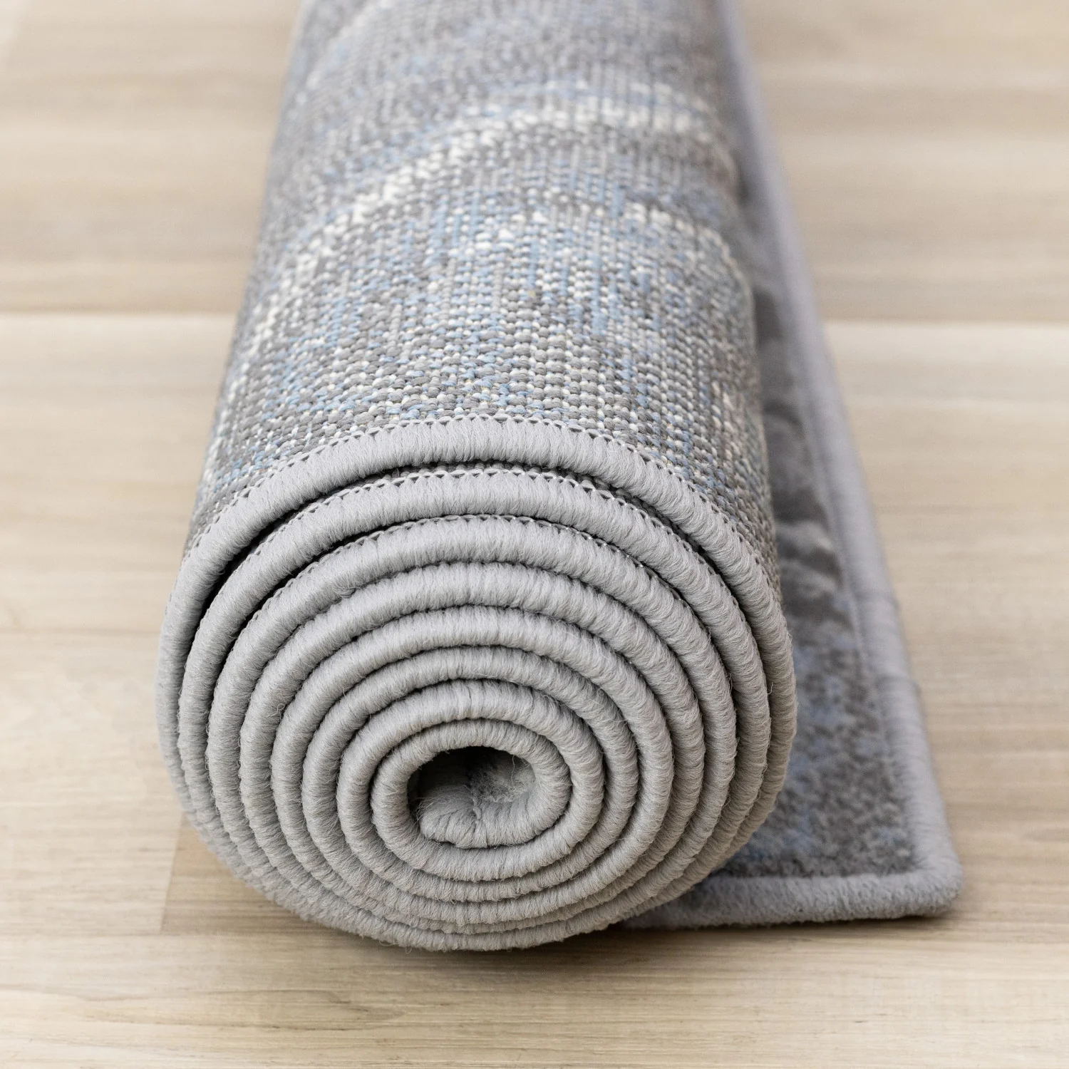 Functional Modern Area Rug - 5' X 8' - Blue/Grey - Image 13