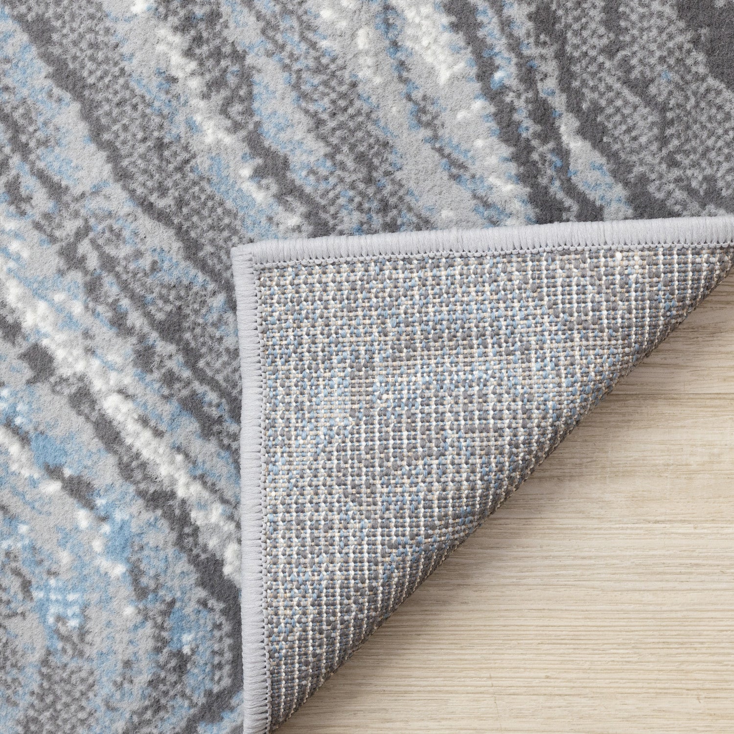 Functional Modern Area Rug - 8' X 11' - Blue/Grey - Image 11