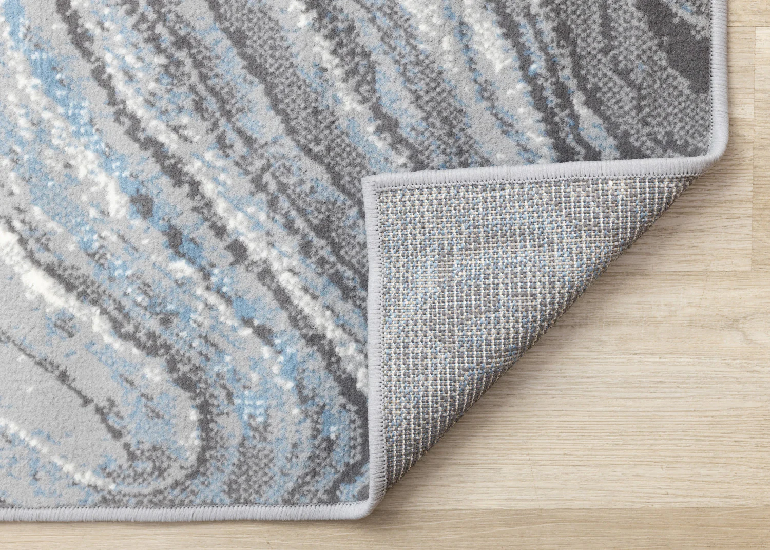 Functional Modern Area Rug - 8' X 11' - Blue/Grey - Image 7