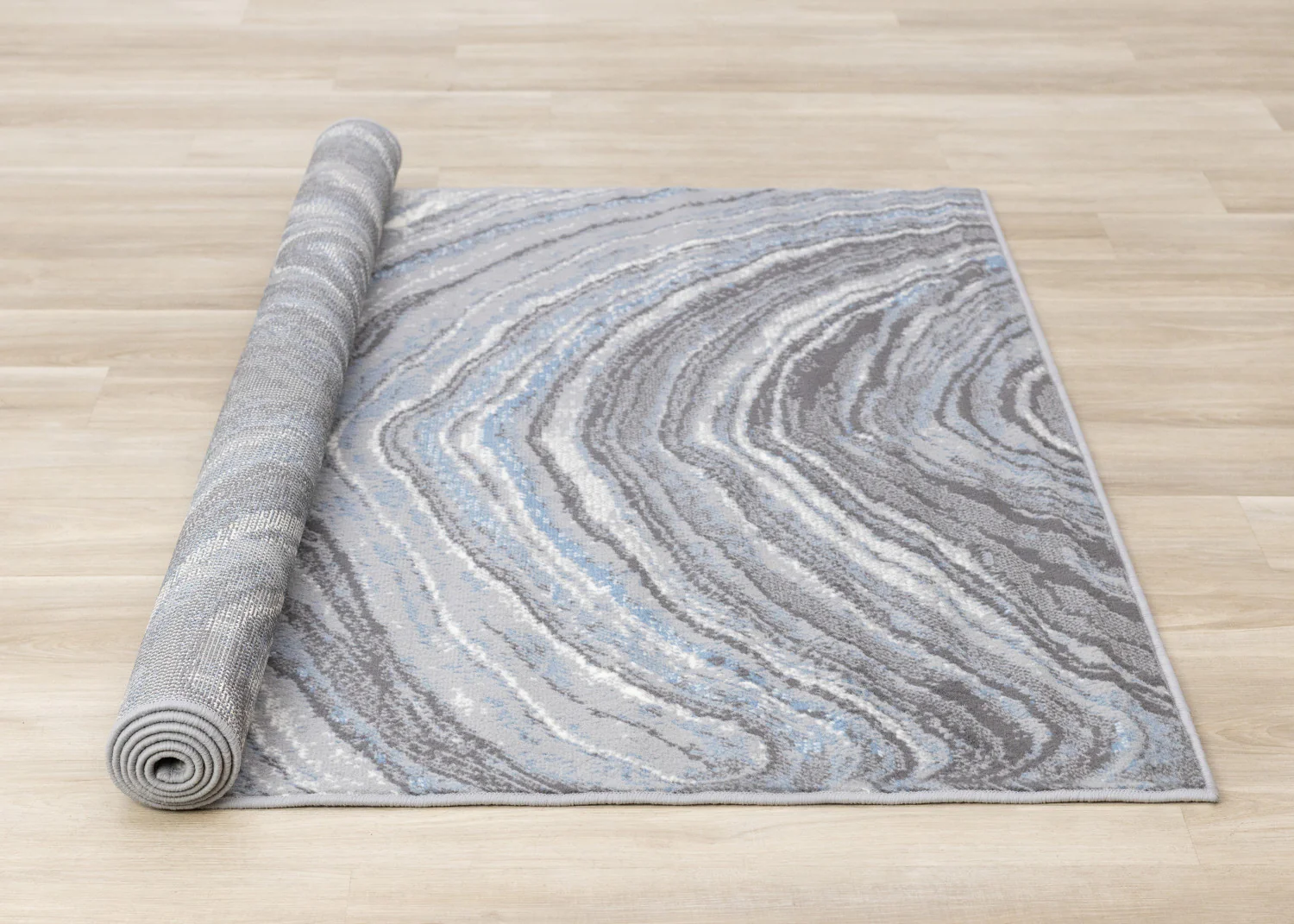 Functional Modern Area Rug - 8' X 11' - Blue/Grey - Image 8