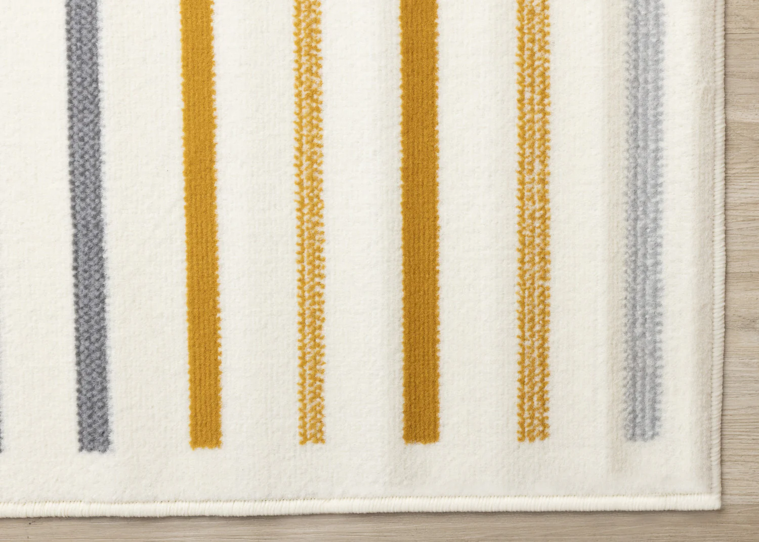 Functional Modern Curves Area Rug - 7' X 10' - Cream/Yellow - Image 6