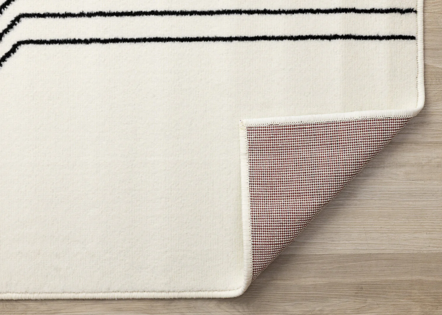 Functional Modern Soundwaves Area Rug - 8' X 11' - White/Black - Image 7