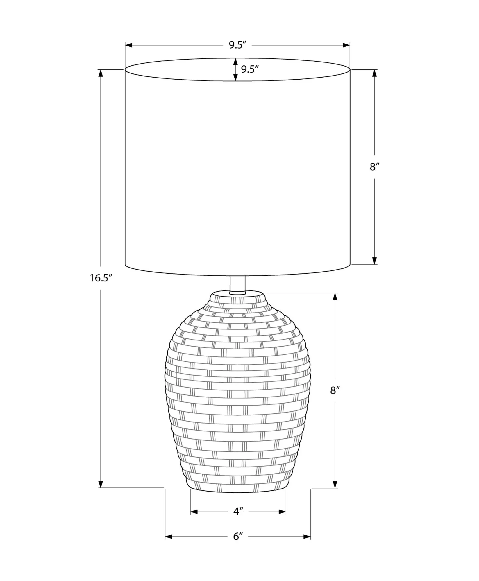 Fynn Table Lamp - Grey - Image 3