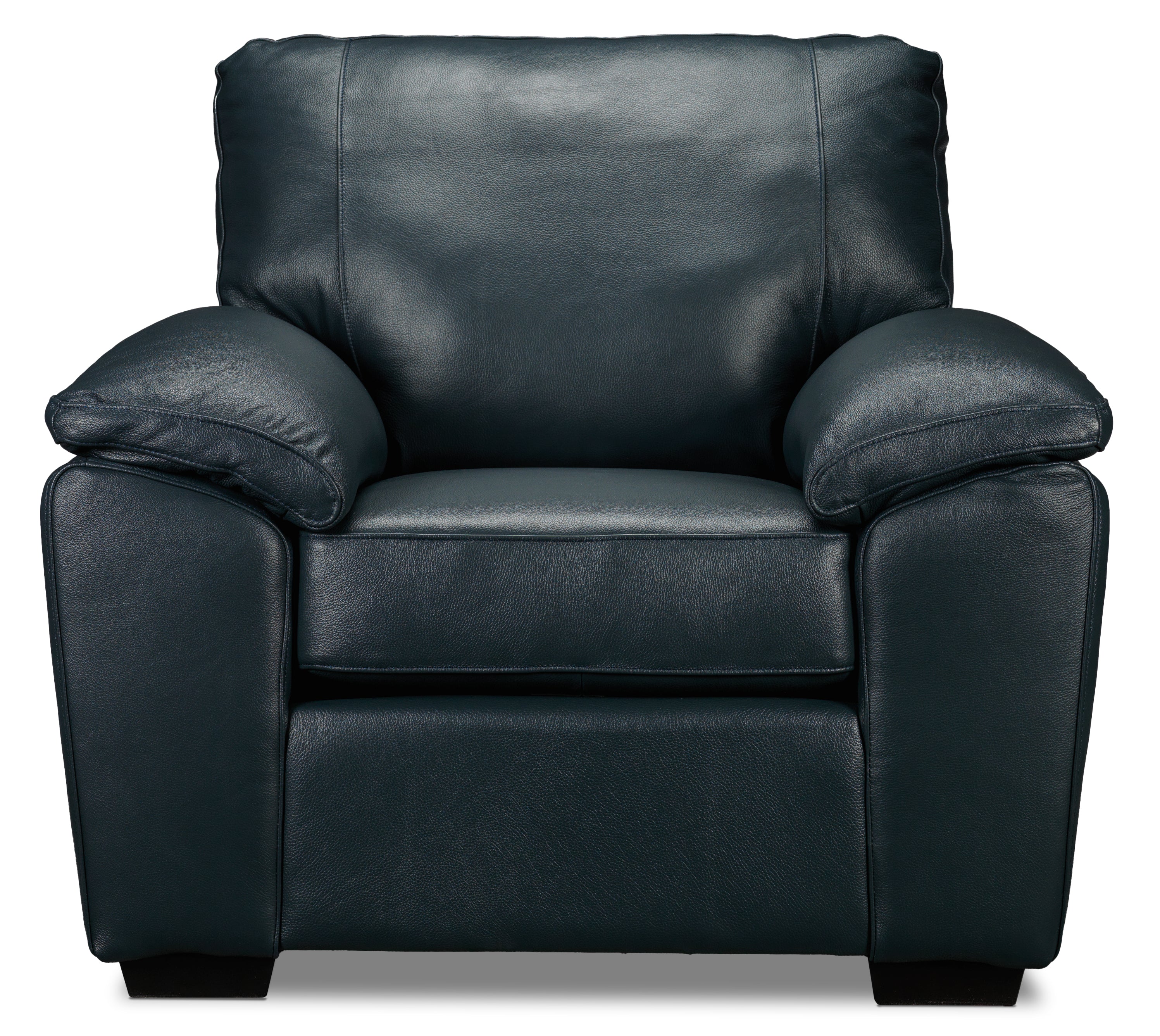 Gaetano Leather Chair - Havana Atlantic Blue - Image 2