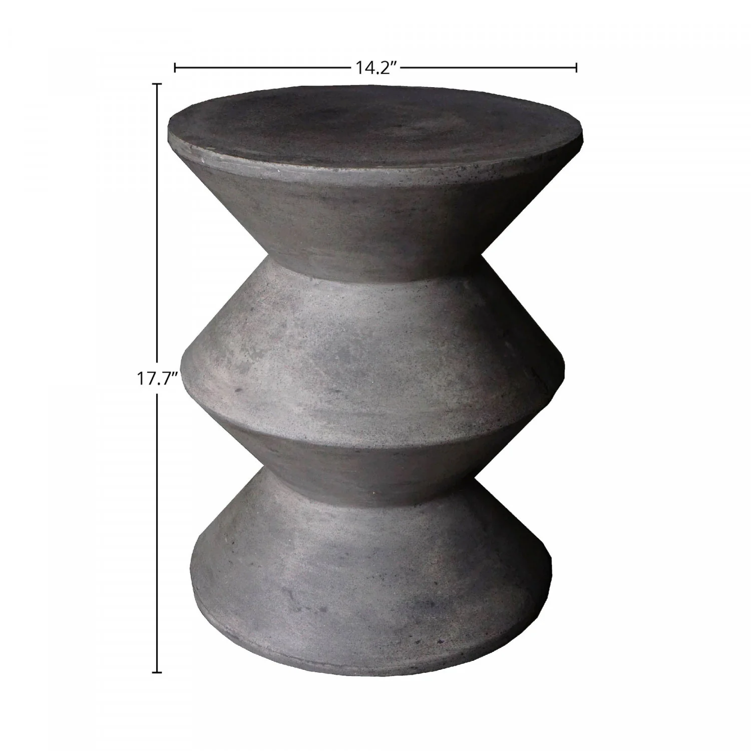 Gavrin Inverted Side Table - Dark Grey - Image 3