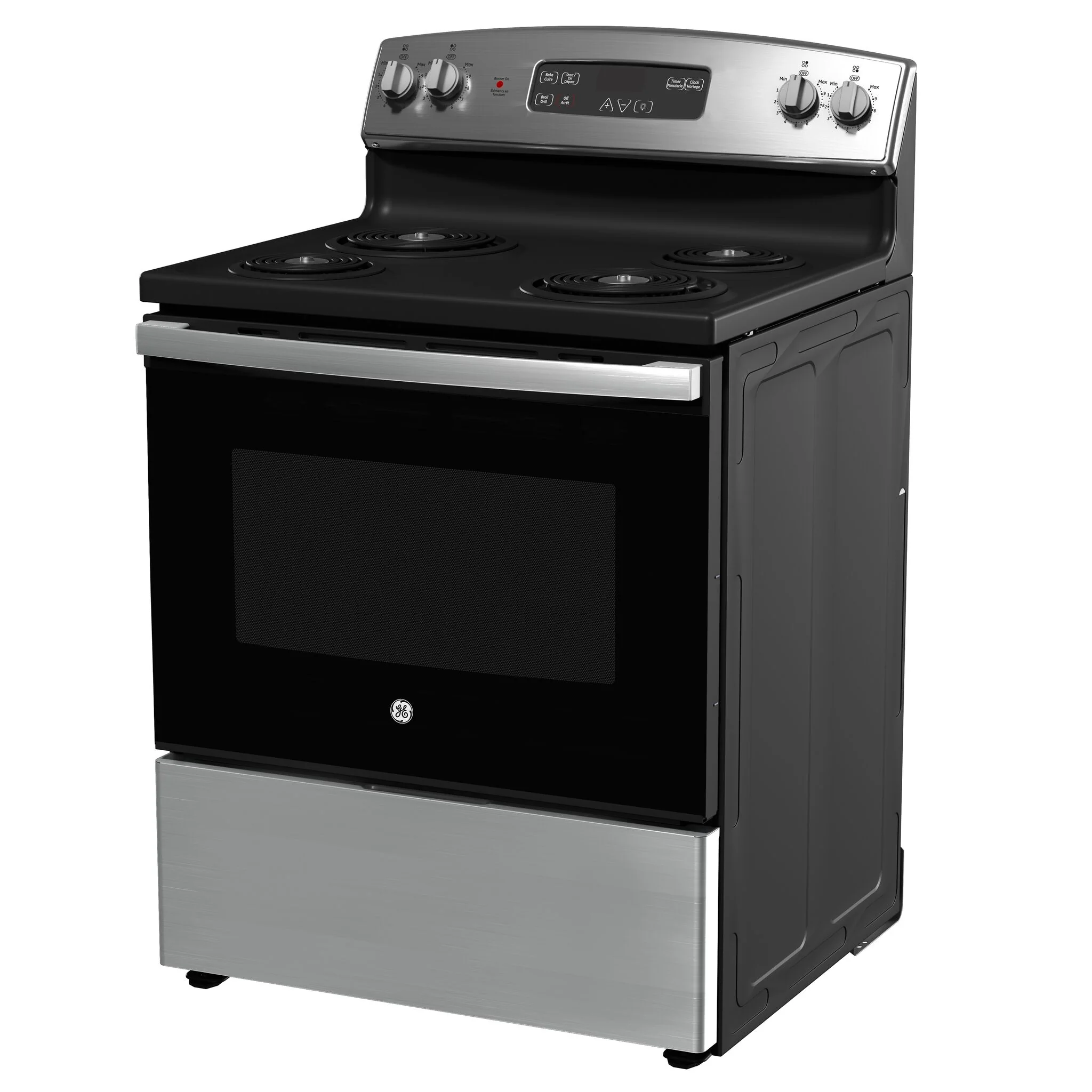 GE 30" Stainless Steel Freestanding Electric Range ( 5.0 Cu. Ft) - JCBS350SVSS - Image 4