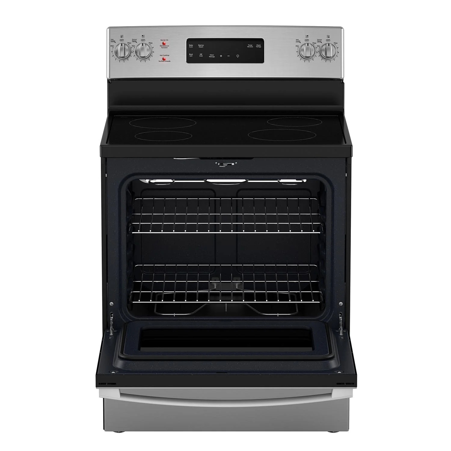 GE 30" Stainless Steel Freestanding Electric Range (5.0 Cu.Ft) - JCB630SVSS - Image 4