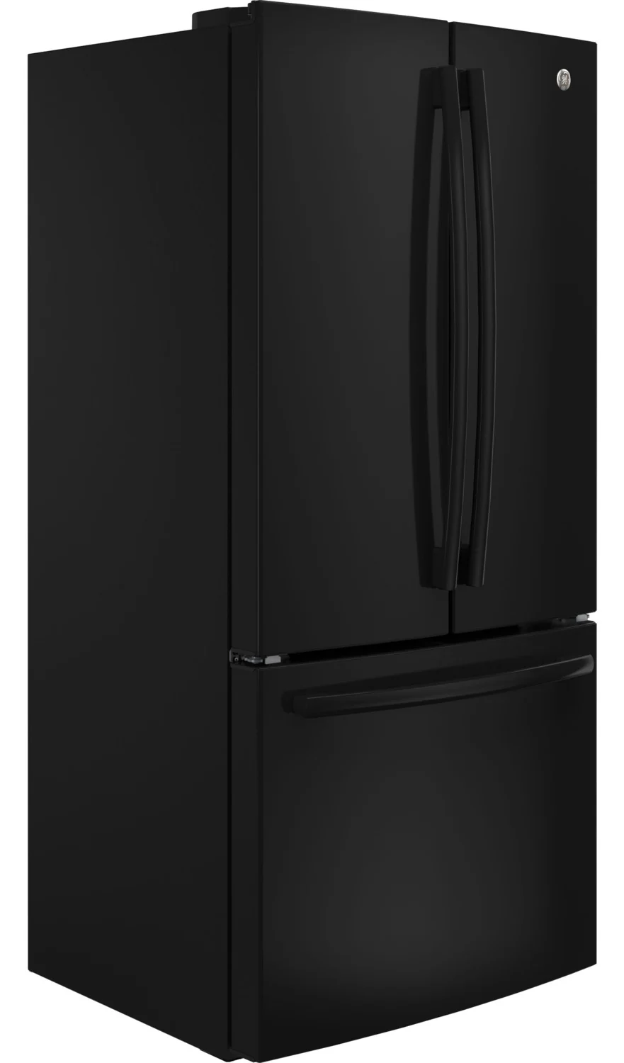 GE 32.75" 18.6 Cu. Ft. Black Counter-Depth French Door Refrigerator - GWE19JGLBB - Image 3