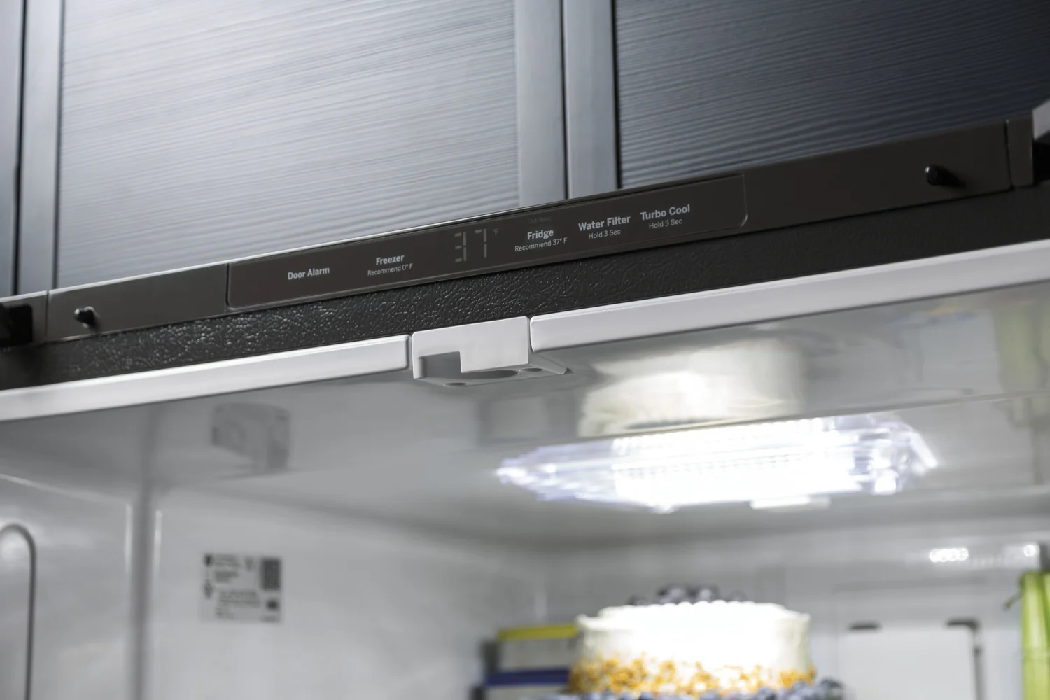 GE 32.75" 18.6 Cu. Ft. Black Counter-Depth French Door Refrigerator - GWE19JGLBB - Image 6