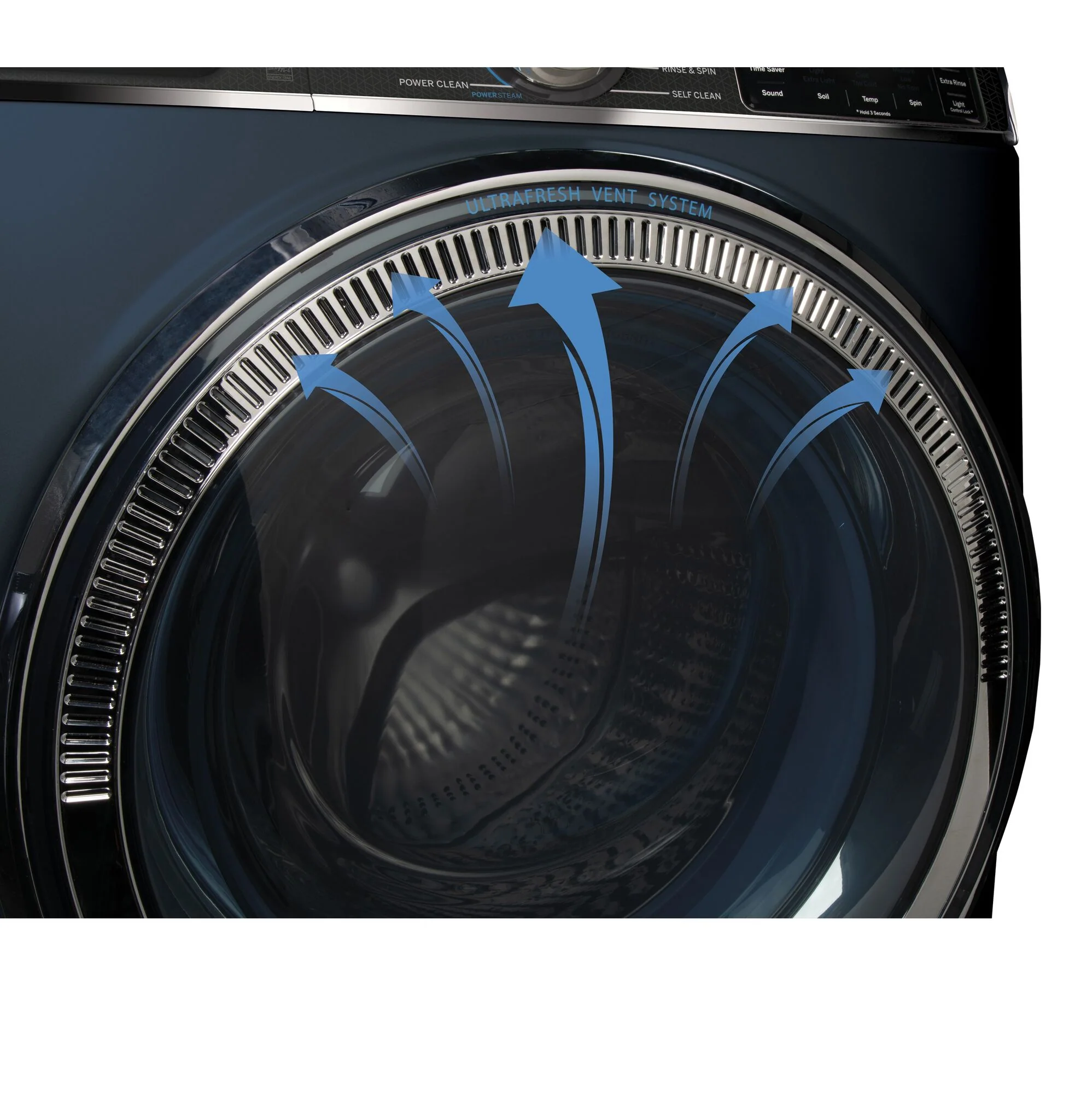 GE Carbon Graphite Smart Steam Front Load Washer with SmartDispense (5.8 cu.ft) & Electric Dryer (7.8 Cu.Ft.) - GFW655SPVDS/GFD65ESMVDS - Image 4