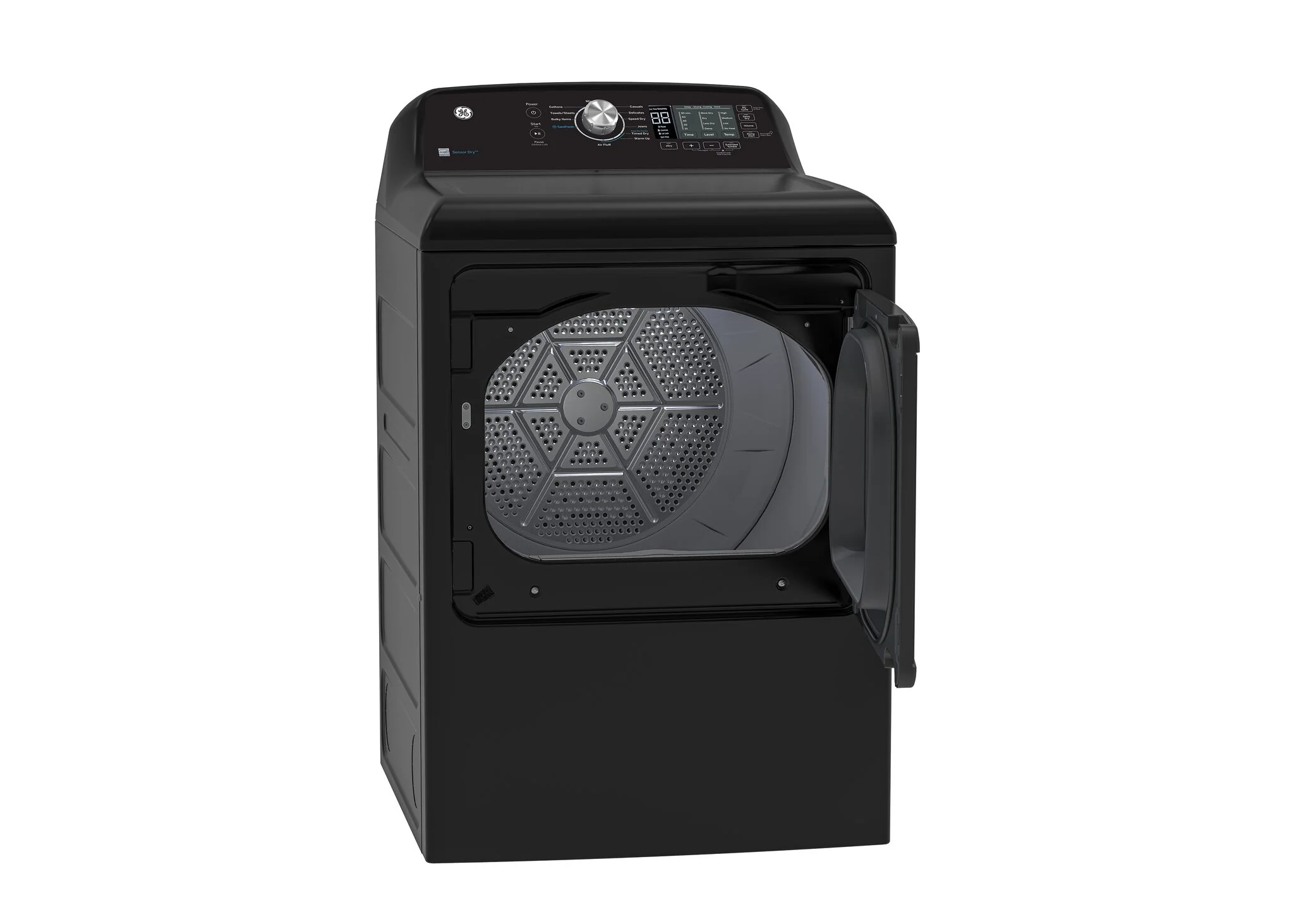 GE Diamond Grey Electric Dryer with SaniFresh Cycle (7.4 cu.ft.) - GTD68EBMRDG - Image 2