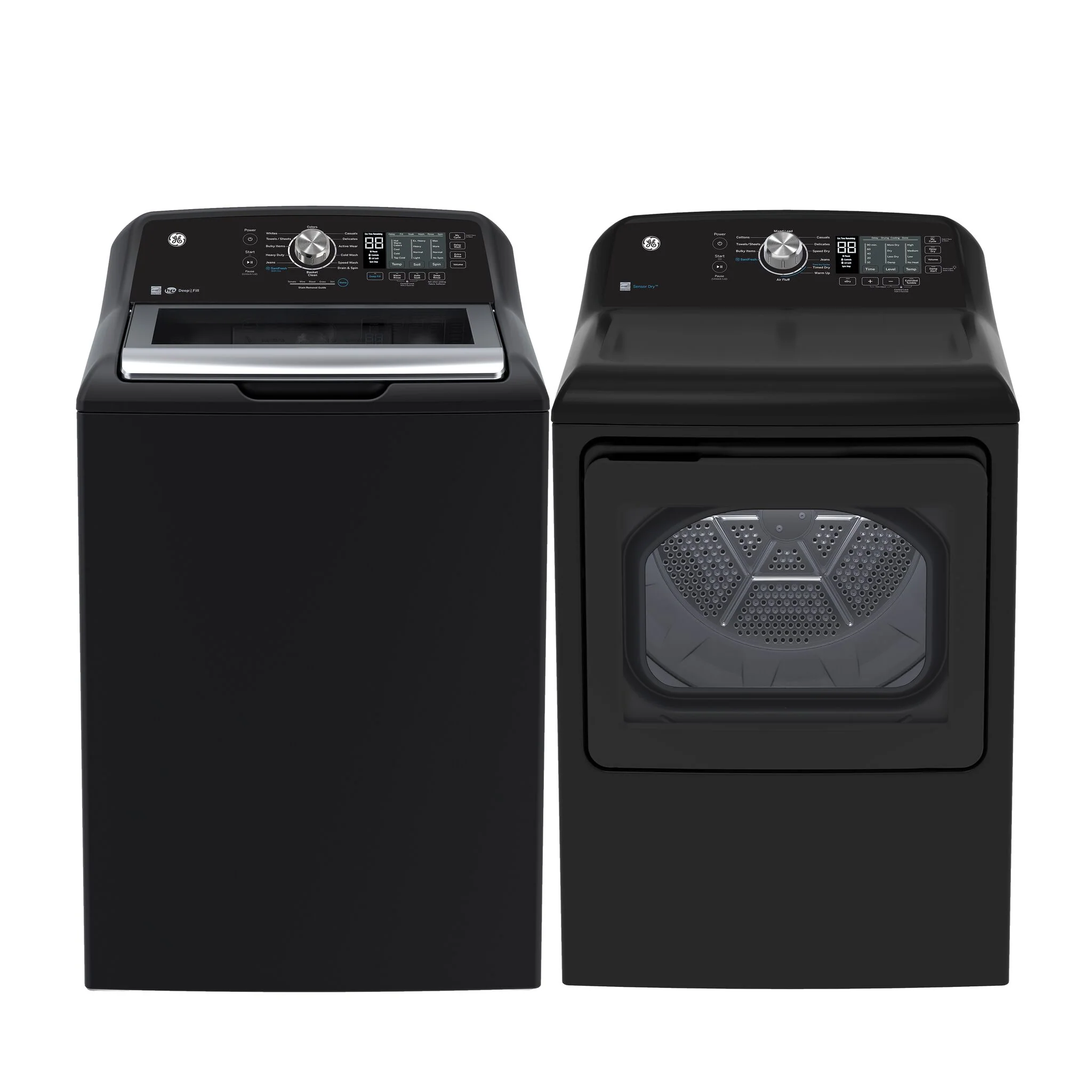 GE Diamond Grey Electric Dryer with SaniFresh Cycle (7.4 cu.ft.) - GTD68EBMRDG - Image 3