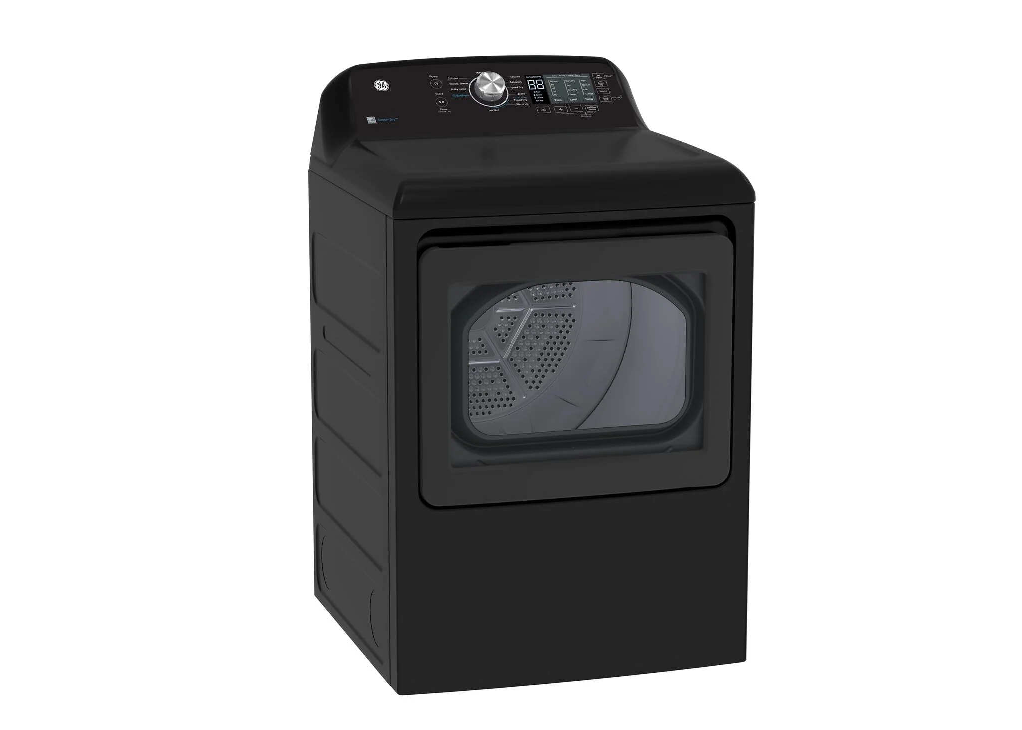 GE Diamond Grey Electric Dryer with SaniFresh Cycle (7.4 cu.ft.) - GTD68EBMRDG - Image 4