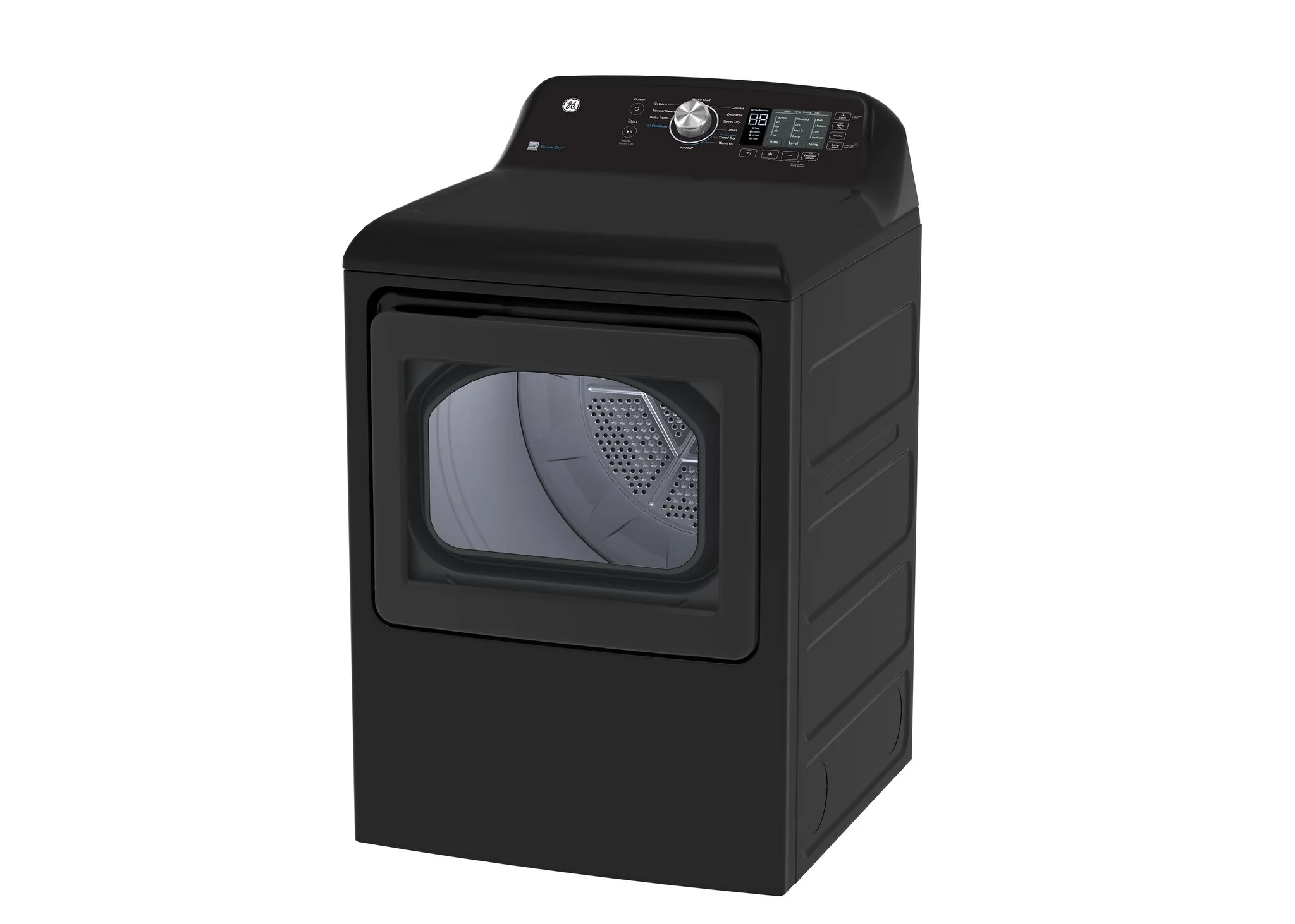 GE Diamond Grey Electric Dryer with SaniFresh Cycle (7.4 cu.ft.) - GTD68EBMRDG - Image 5