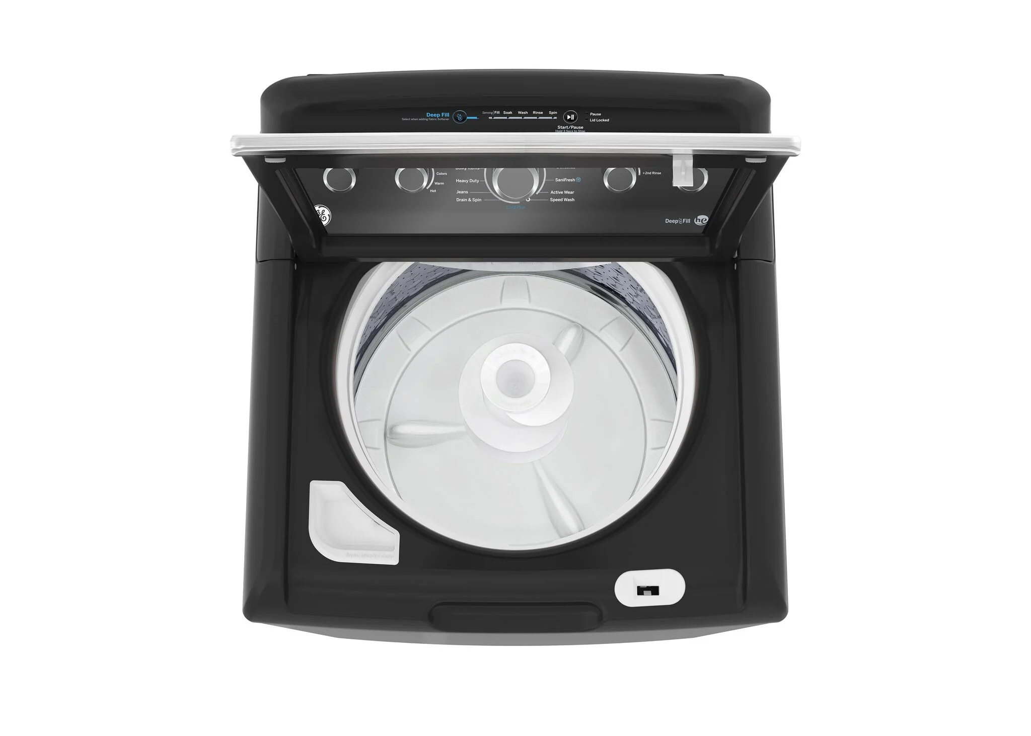 GE Diamond Grey Top Load Washer (4.9 Cu. Ft.) & Electric Dryer with SaniFresh Cycle (7.2 cu.ft.) - GTW491BMRDG/GTD49EBMRDG - Image 7