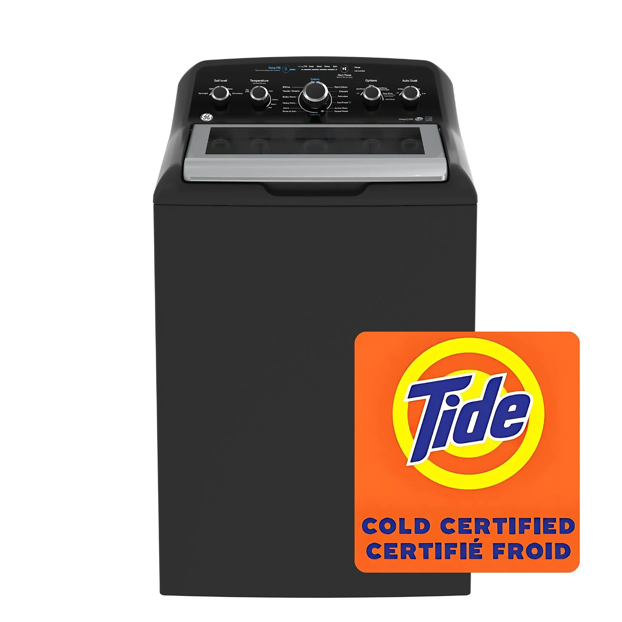 GE Diamond Grey Top Load Washer (4.9 Cu. Ft.) - GTW491BMRDG - Image 2