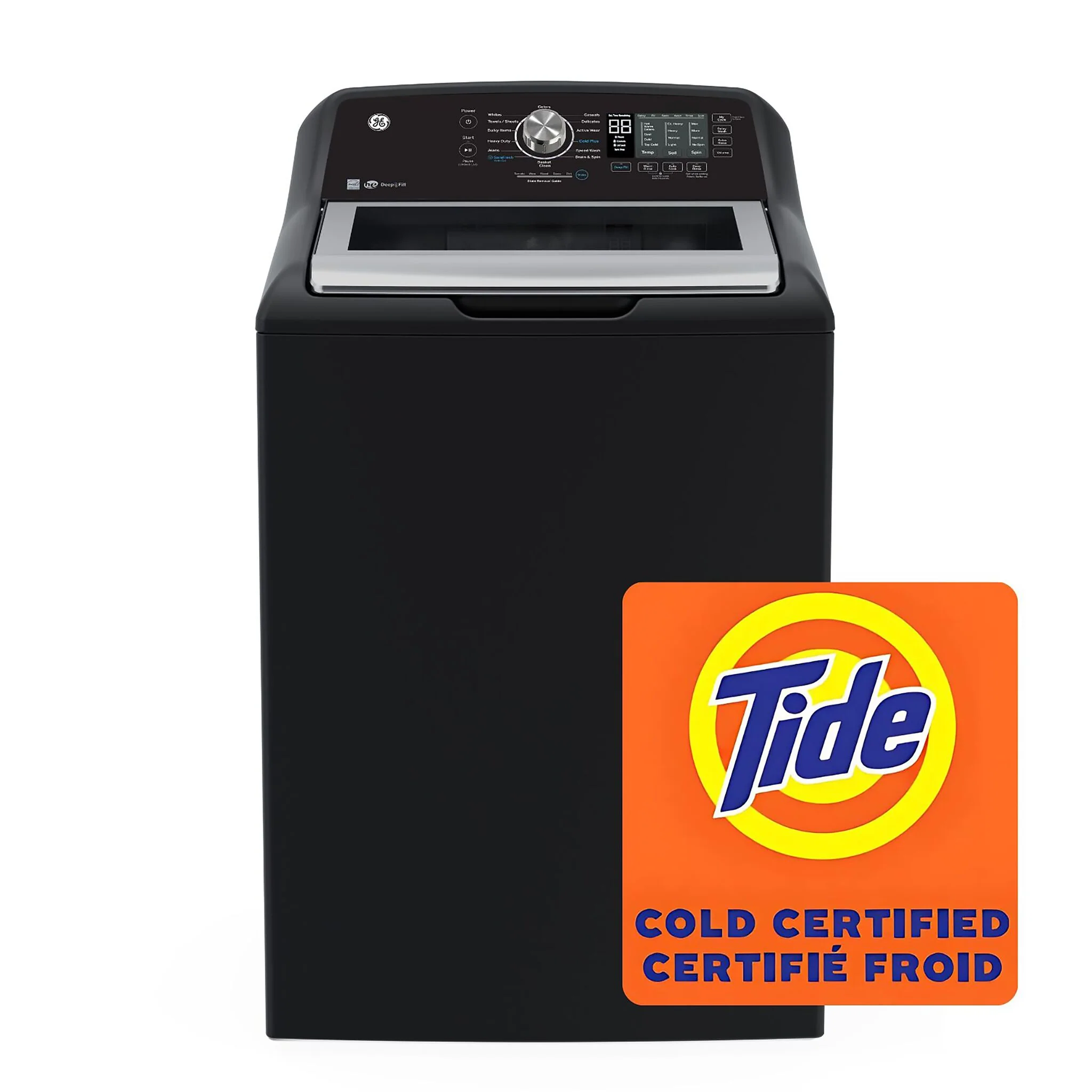 GE Diamond Grey Top Load Washer ( 5.3 Cu. Ft.) & Electric Dryer with SaniFresh Cycle (7.2 cu.ft.) - GTW681BMRDG/GTD49EBMRDG - Image 4