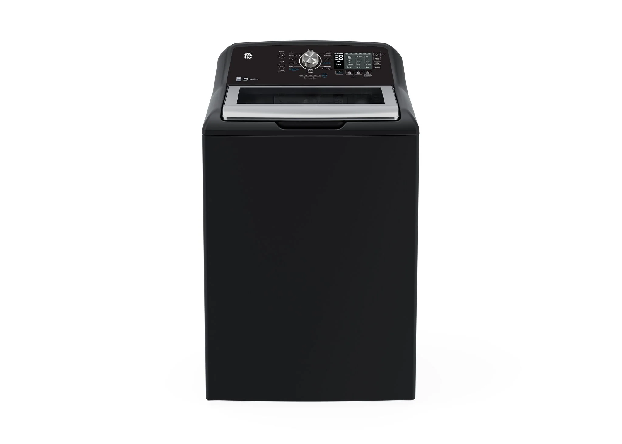GE Diamond Grey Top Load Washer ( 5.3 Cu. Ft.) & Electric Dryer with SaniFresh Cycle (7.4 cu.ft.) - GTW681BMRDG/GTD68EBMRDG - Image 2