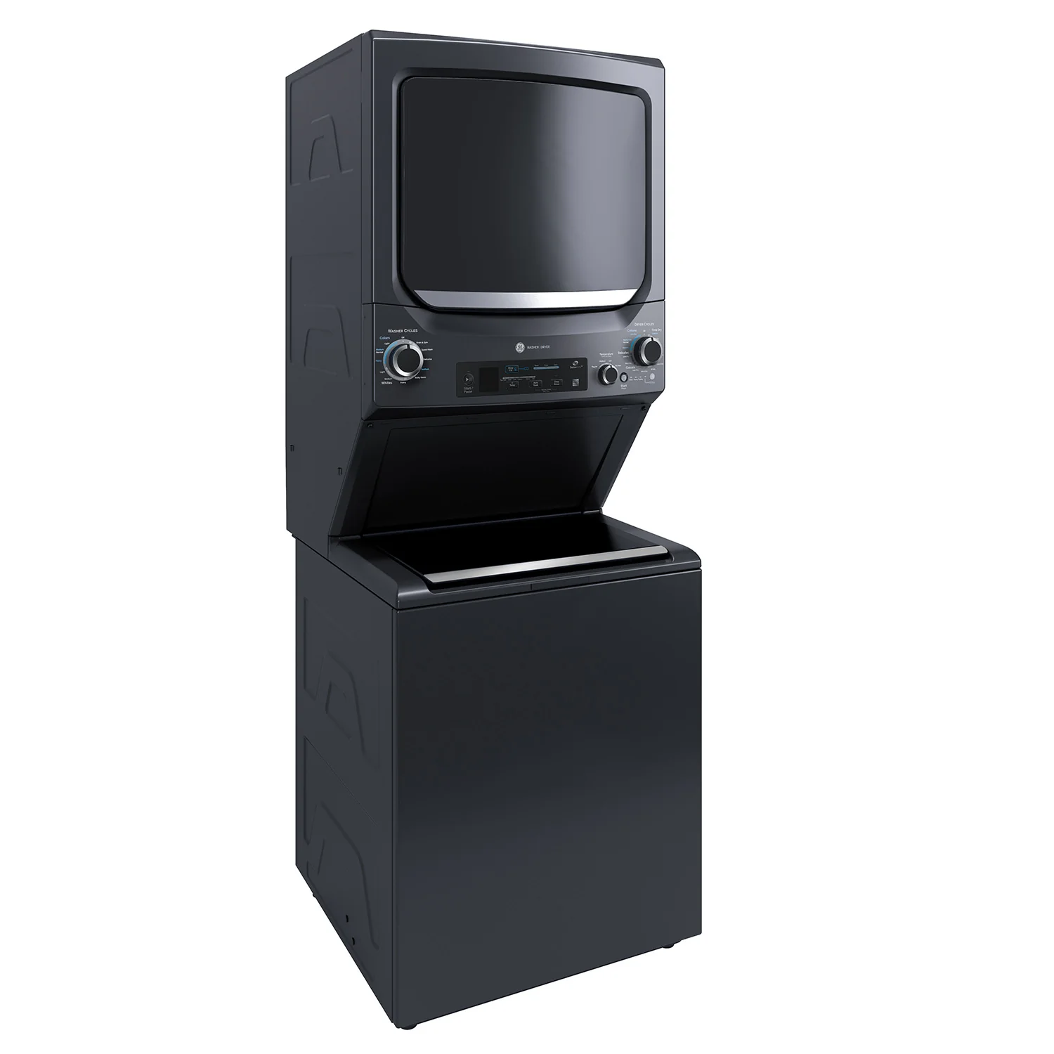 GE Diamond Grey Unitized Spacemaker (10.4 Cu. Ft.) - GUD57EEMTDG - Image 2
