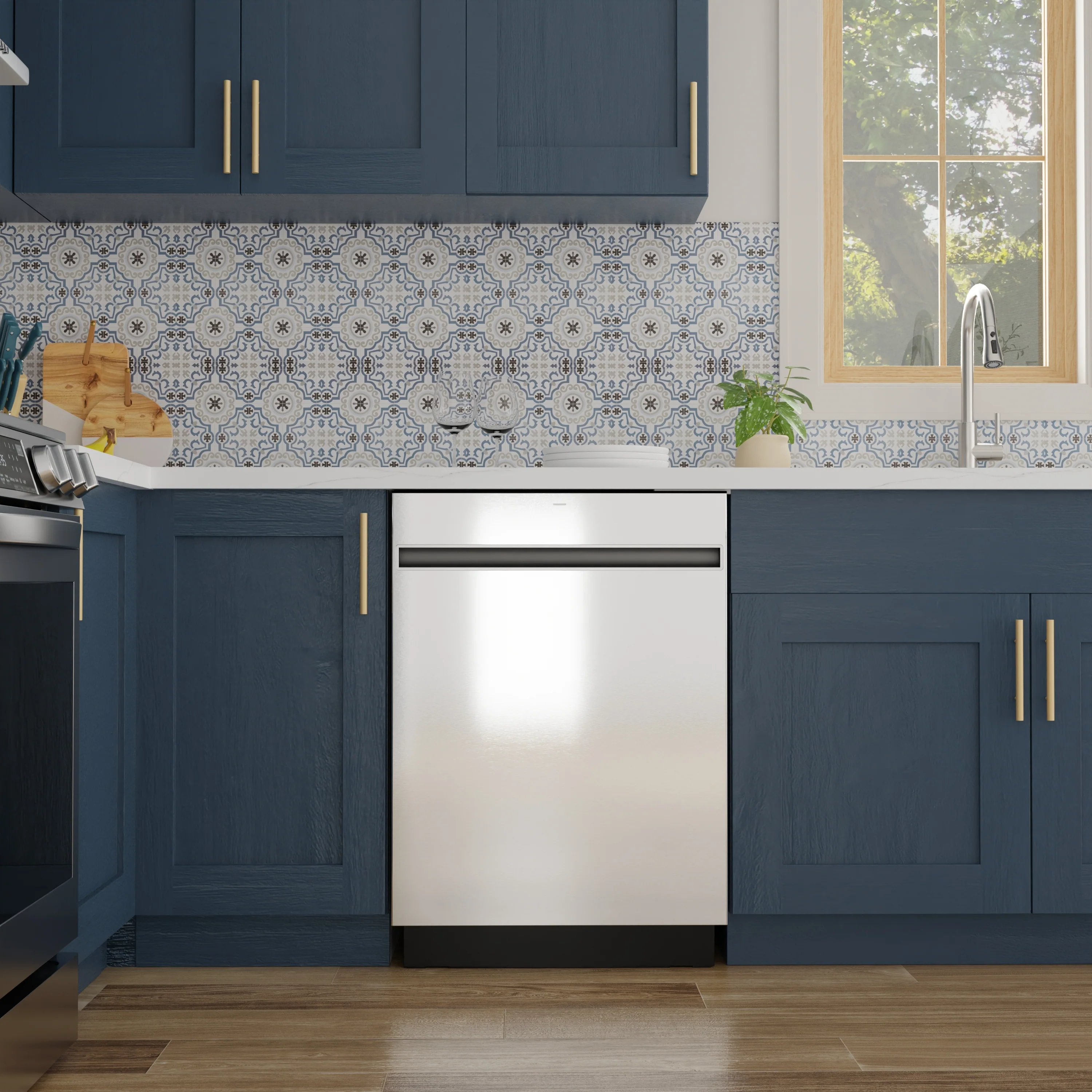 GE Fingerprint Resistant Stainless Steel Dishwasher (47dBA) - GBT600SSVFS - Image 2